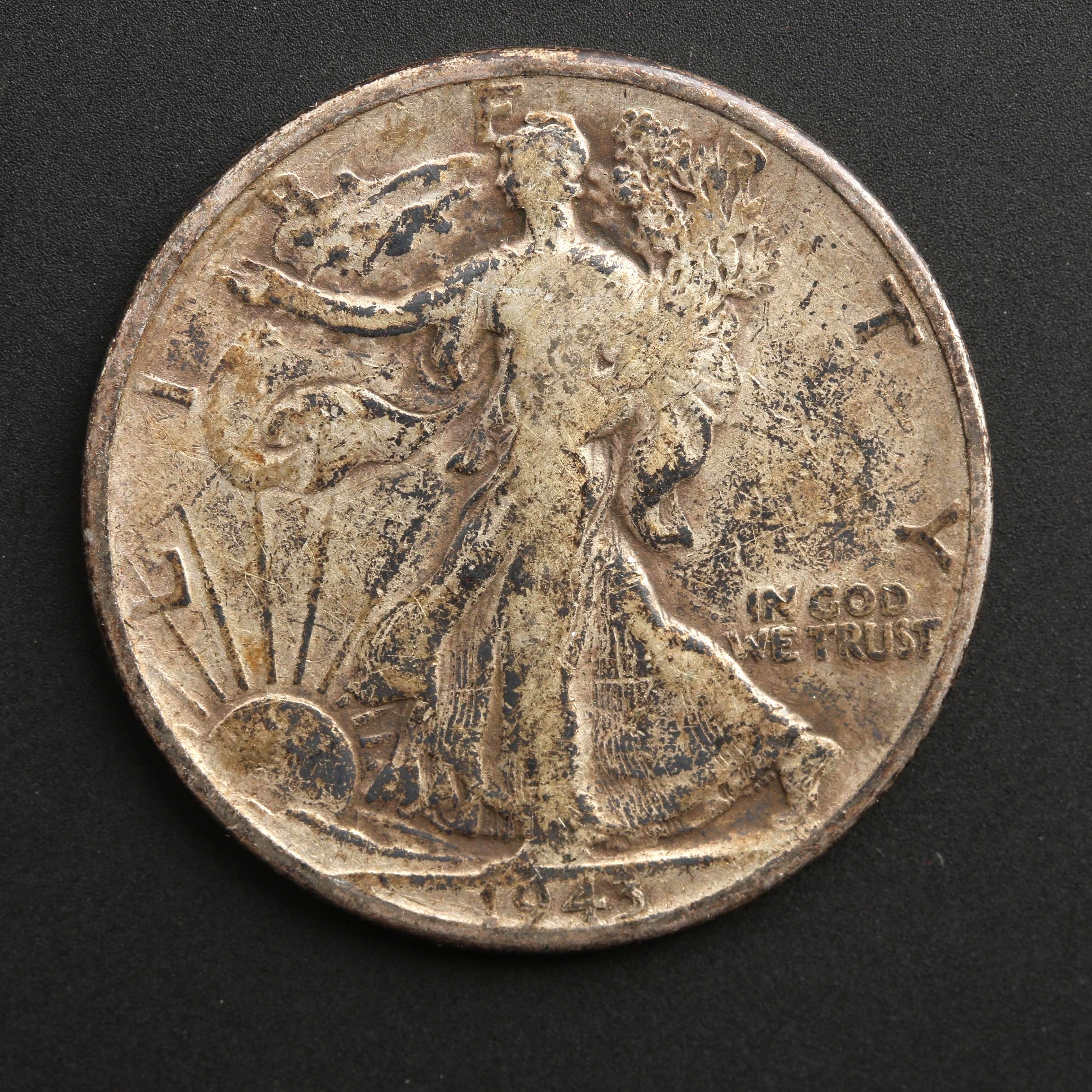 Group of Twenty Walking Liberty Silver Half Dollars From the 1940s