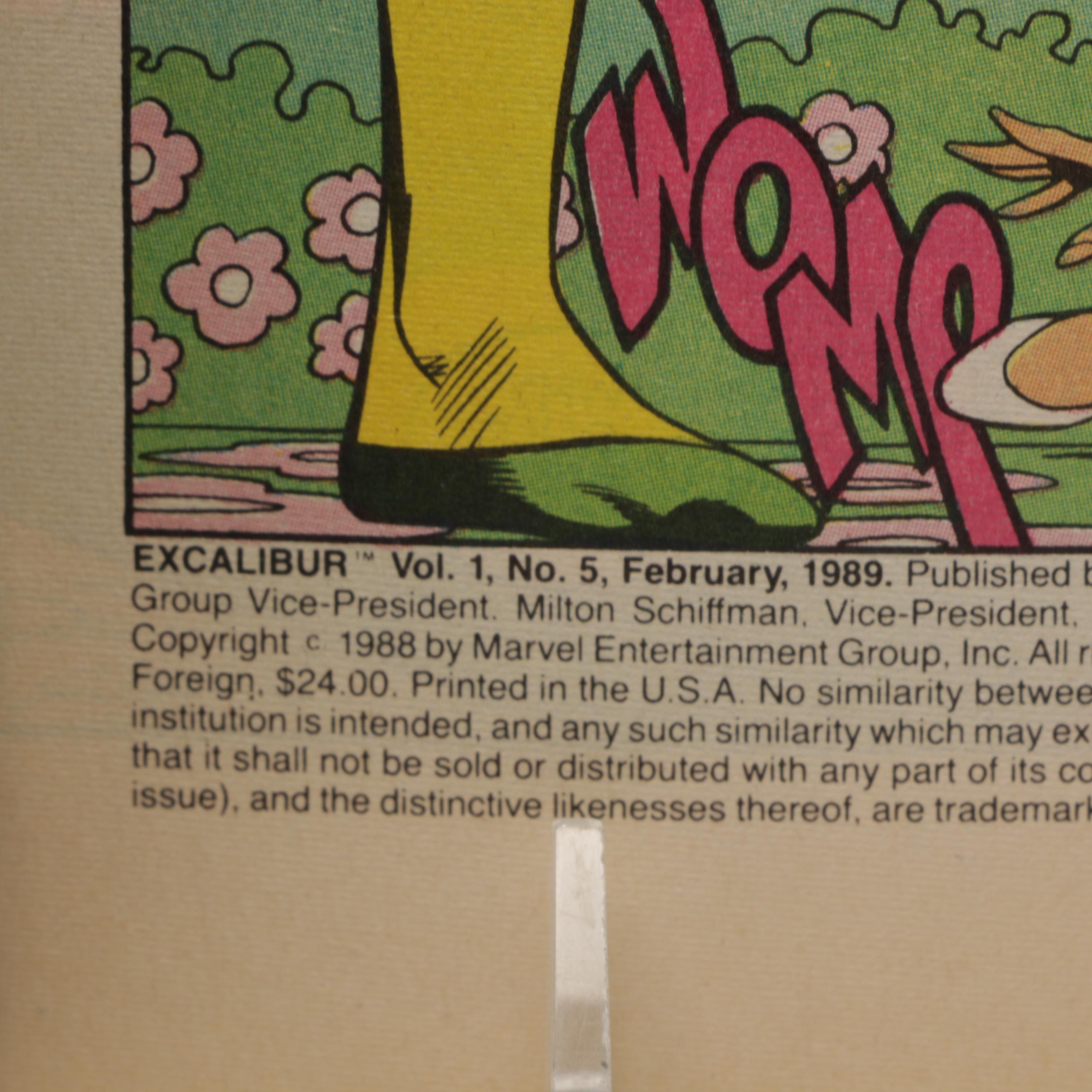 Modern Age Marvel "Excalibur" Comic Books