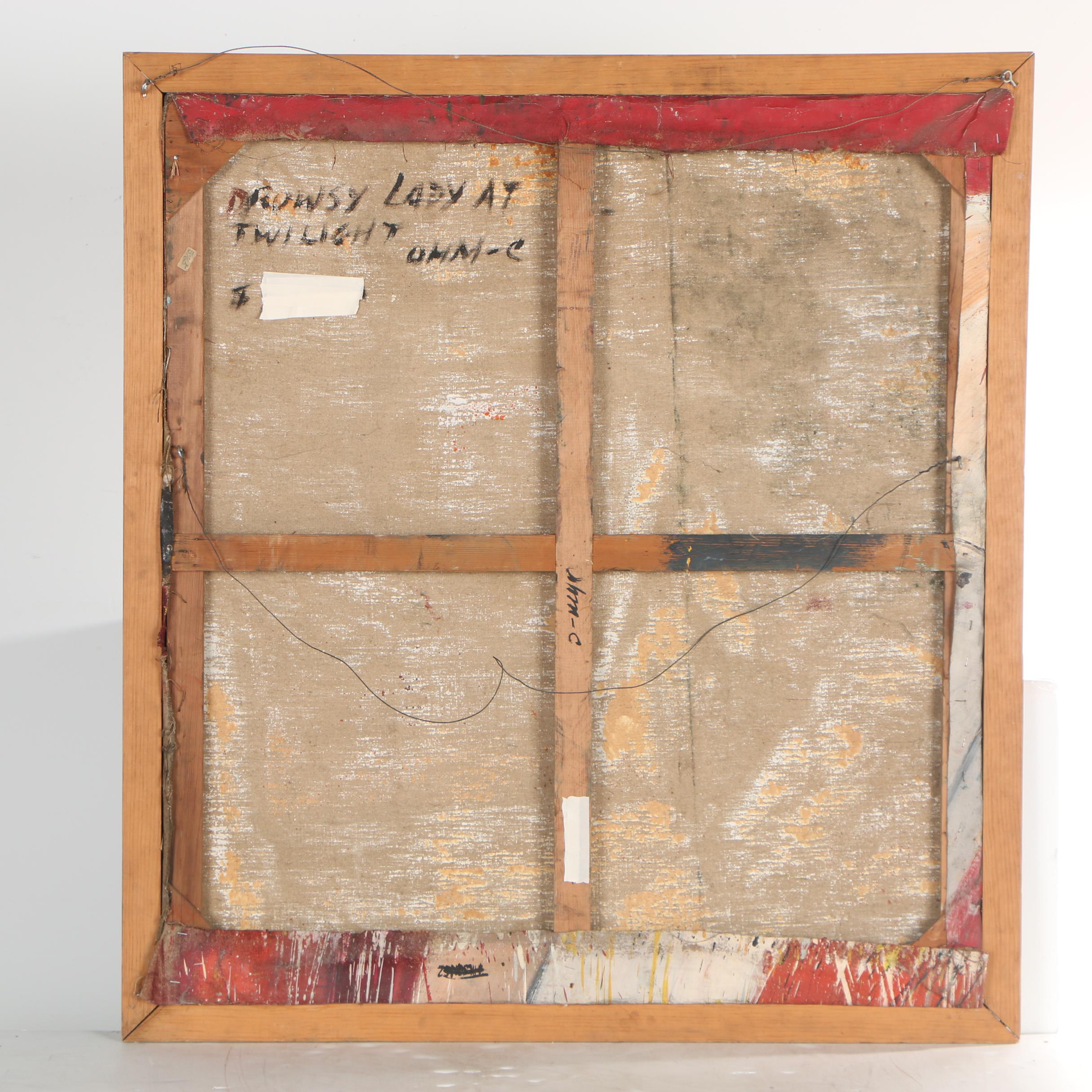 Joo-Yon Ohm-Cederberg Oil Painting "Drowsy Lady at Twilight"