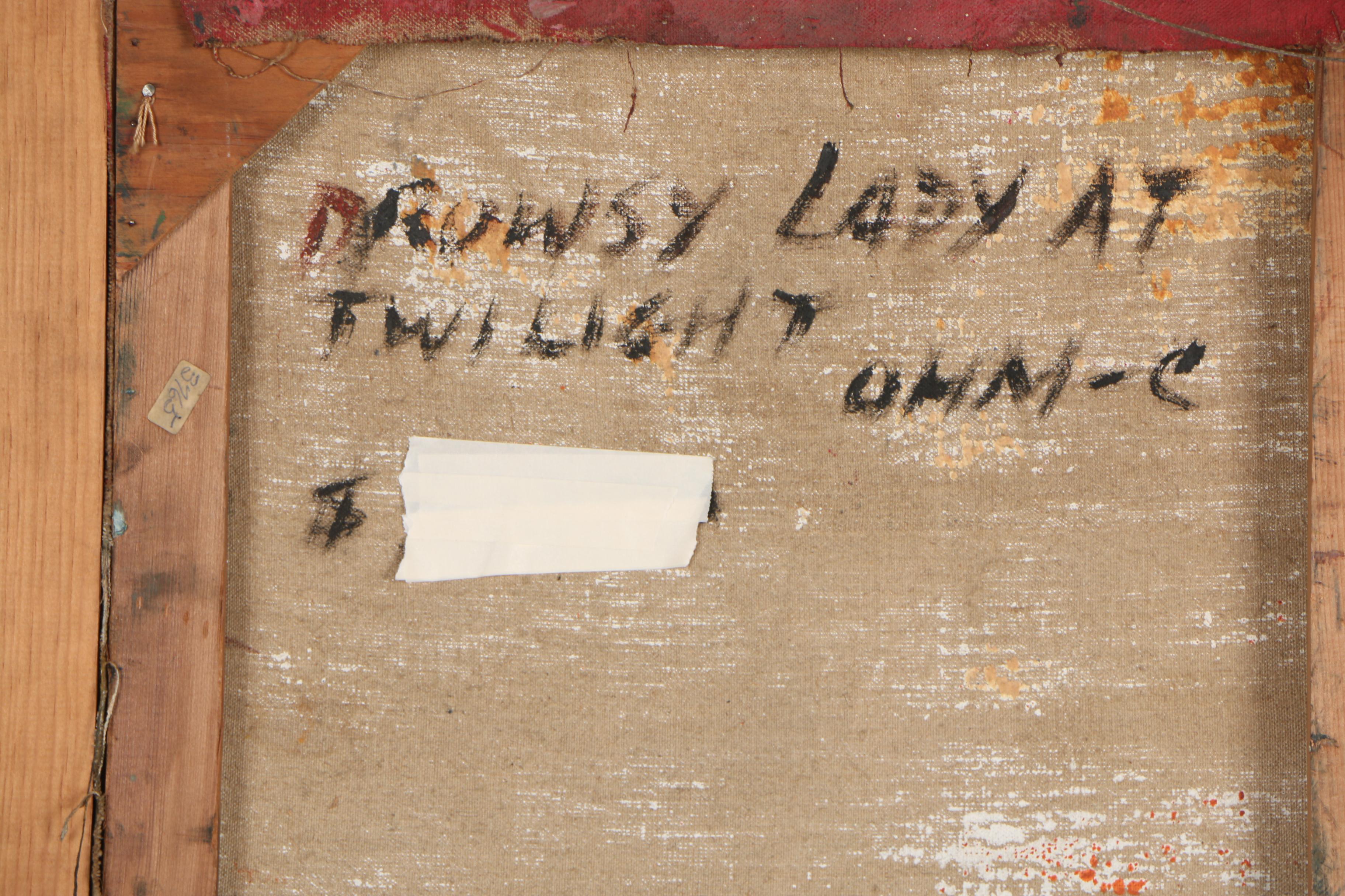 Joo-Yon Ohm-Cederberg Oil Painting "Drowsy Lady at Twilight"