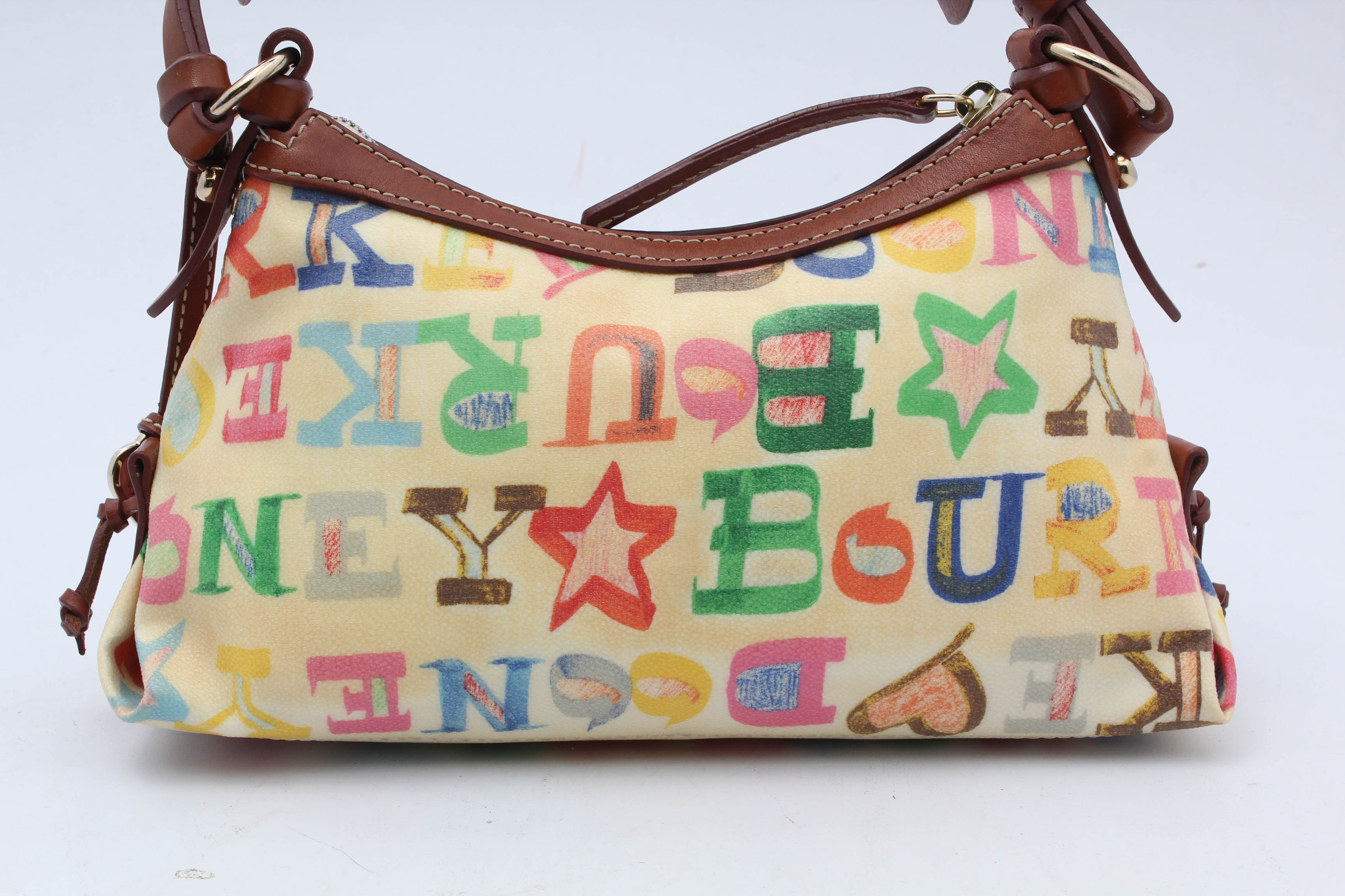 Dooney & Bourke Coated Canvas Graffiti Print shoulder Bag