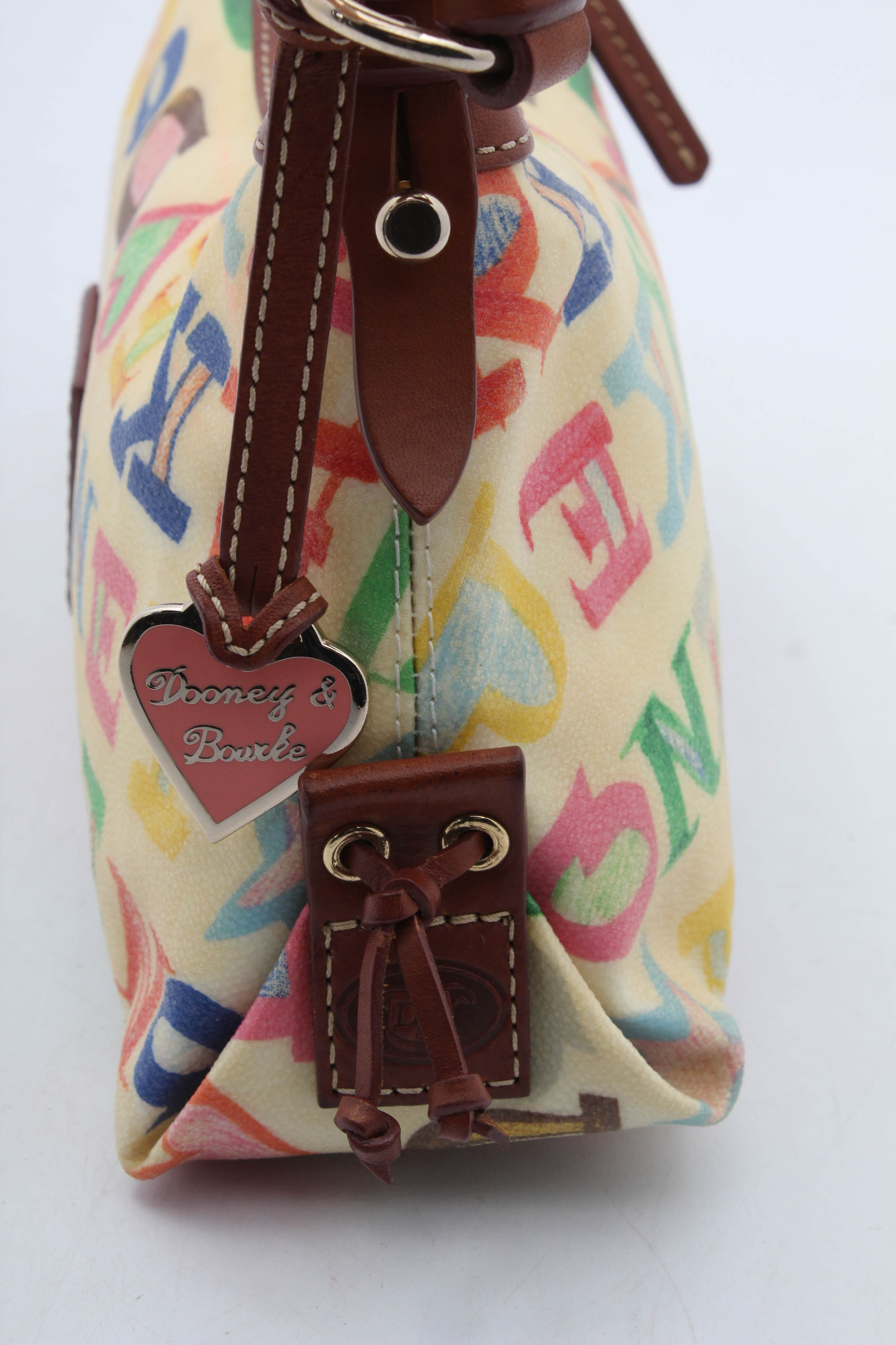 Dooney & Bourke Coated Canvas Graffiti Print shoulder Bag