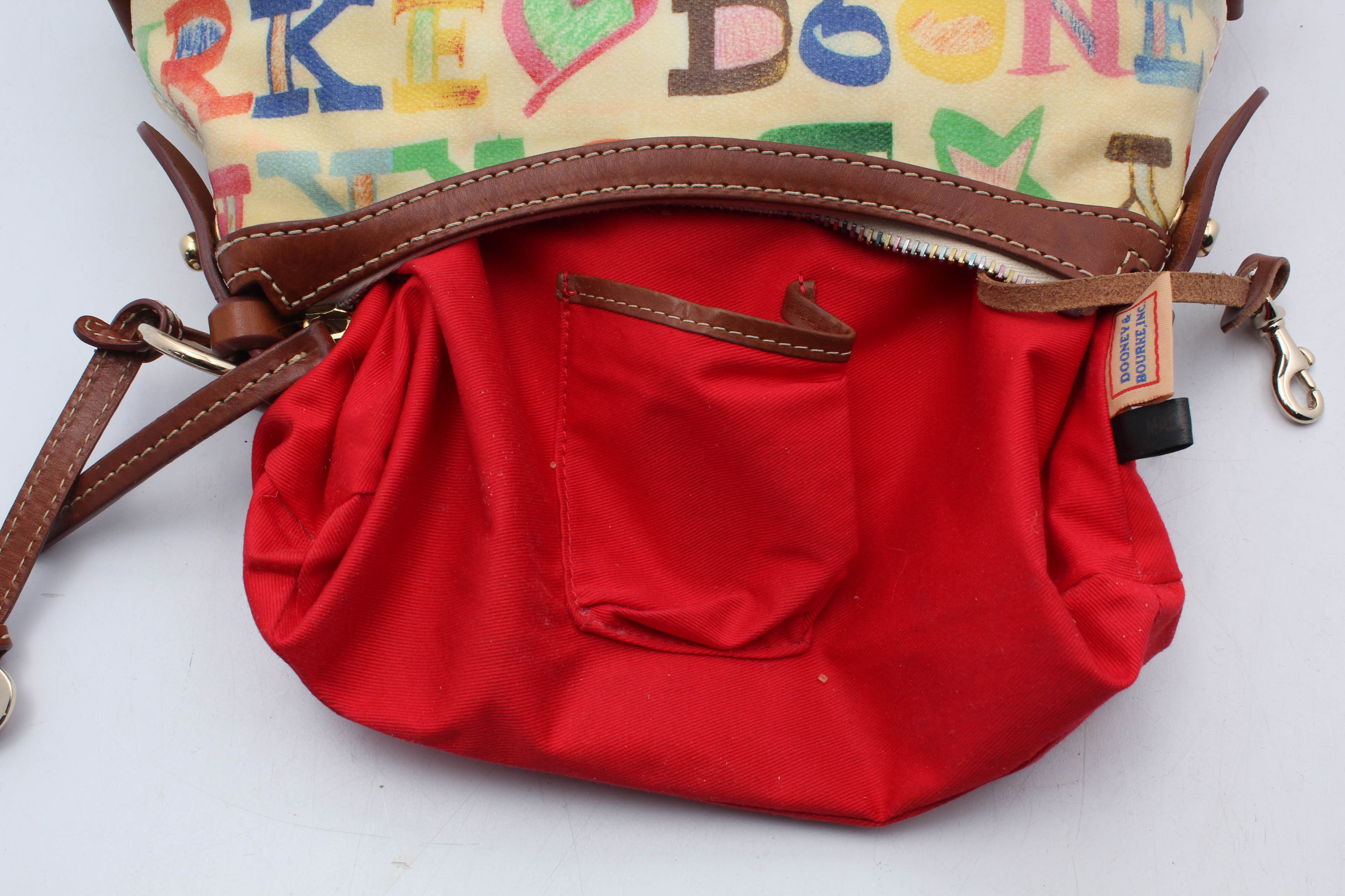 Dooney & Bourke Coated Canvas Graffiti Print shoulder Bag