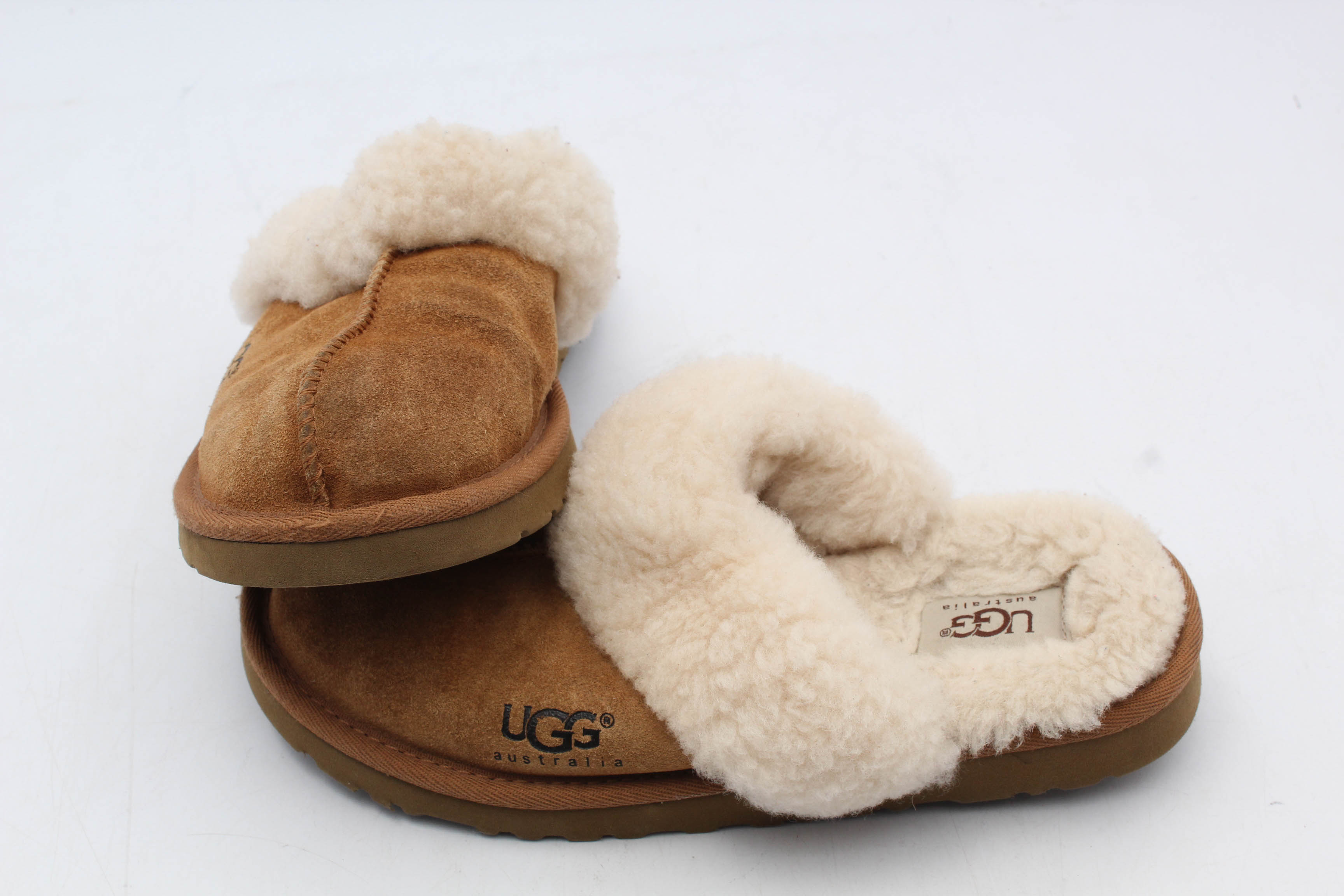 UGG Slippers and Leather Wristlet