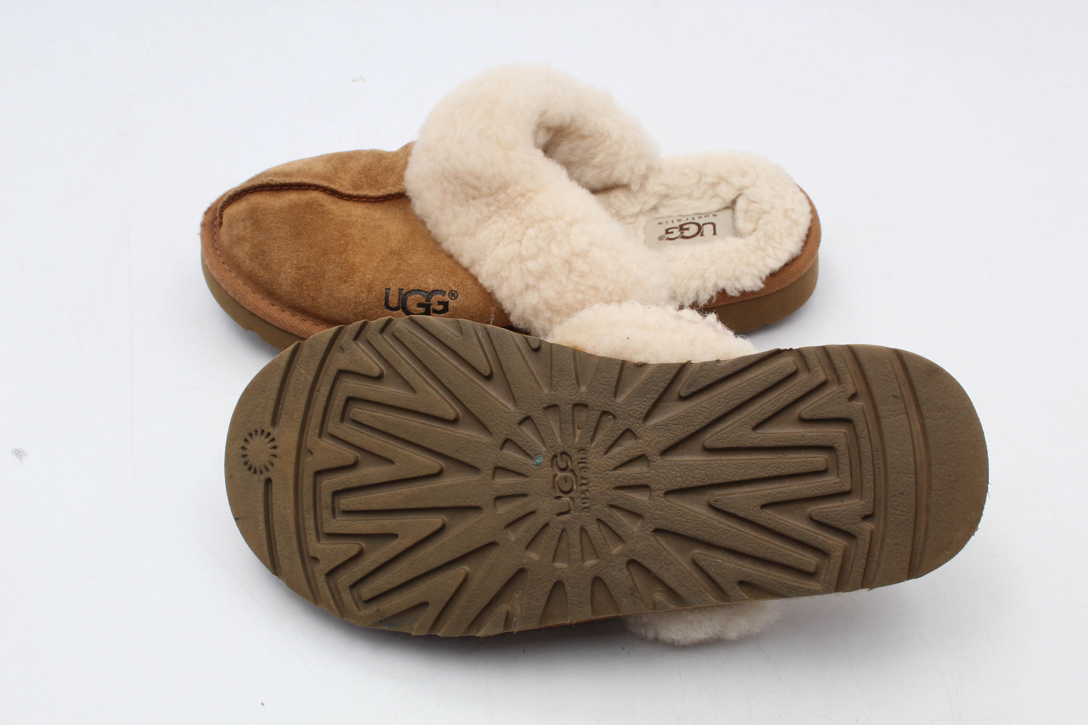 UGG Slippers and Leather Wristlet