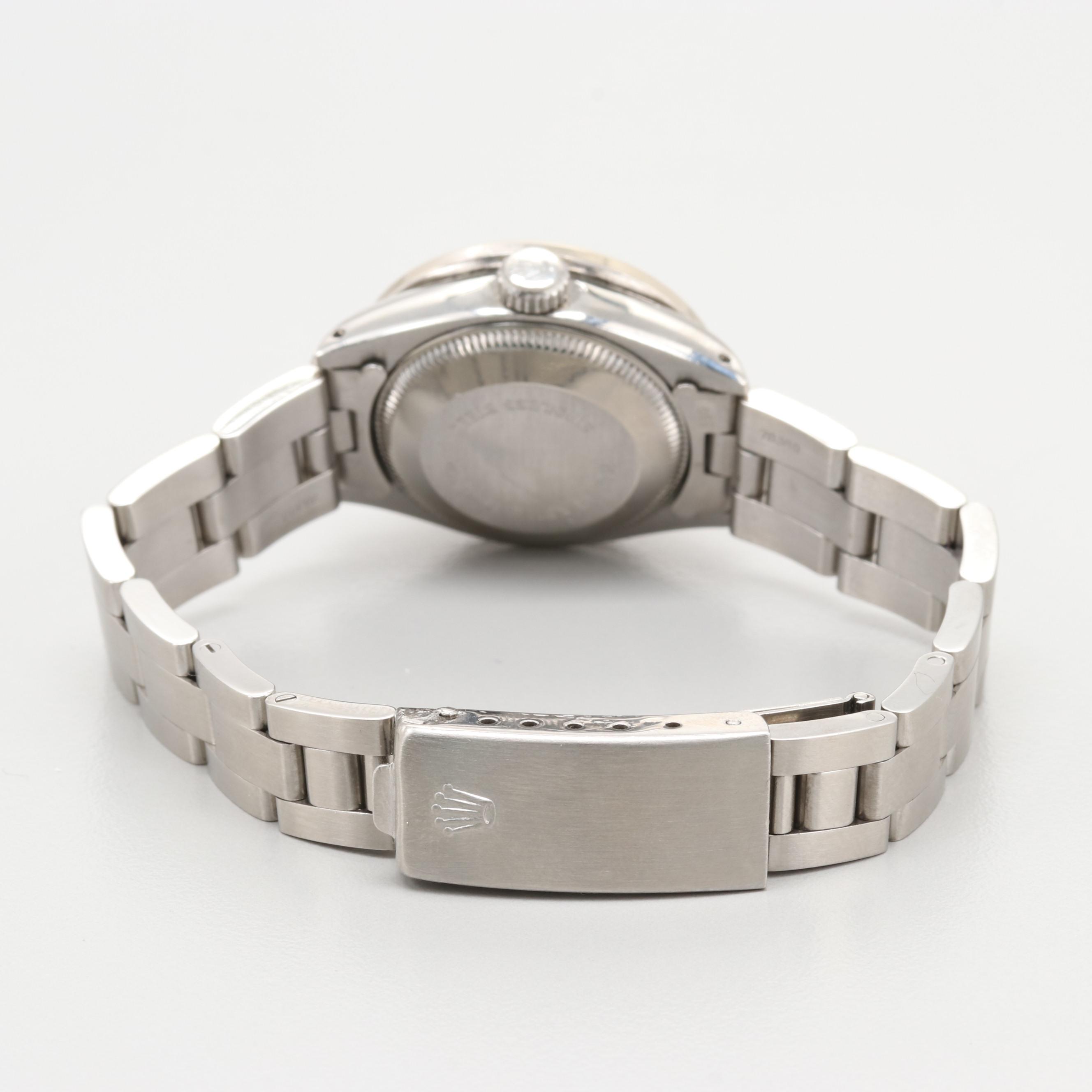 Rolex Datejust Stainless Steel and 18K White Gold 1.32 CTW Diamond Watch