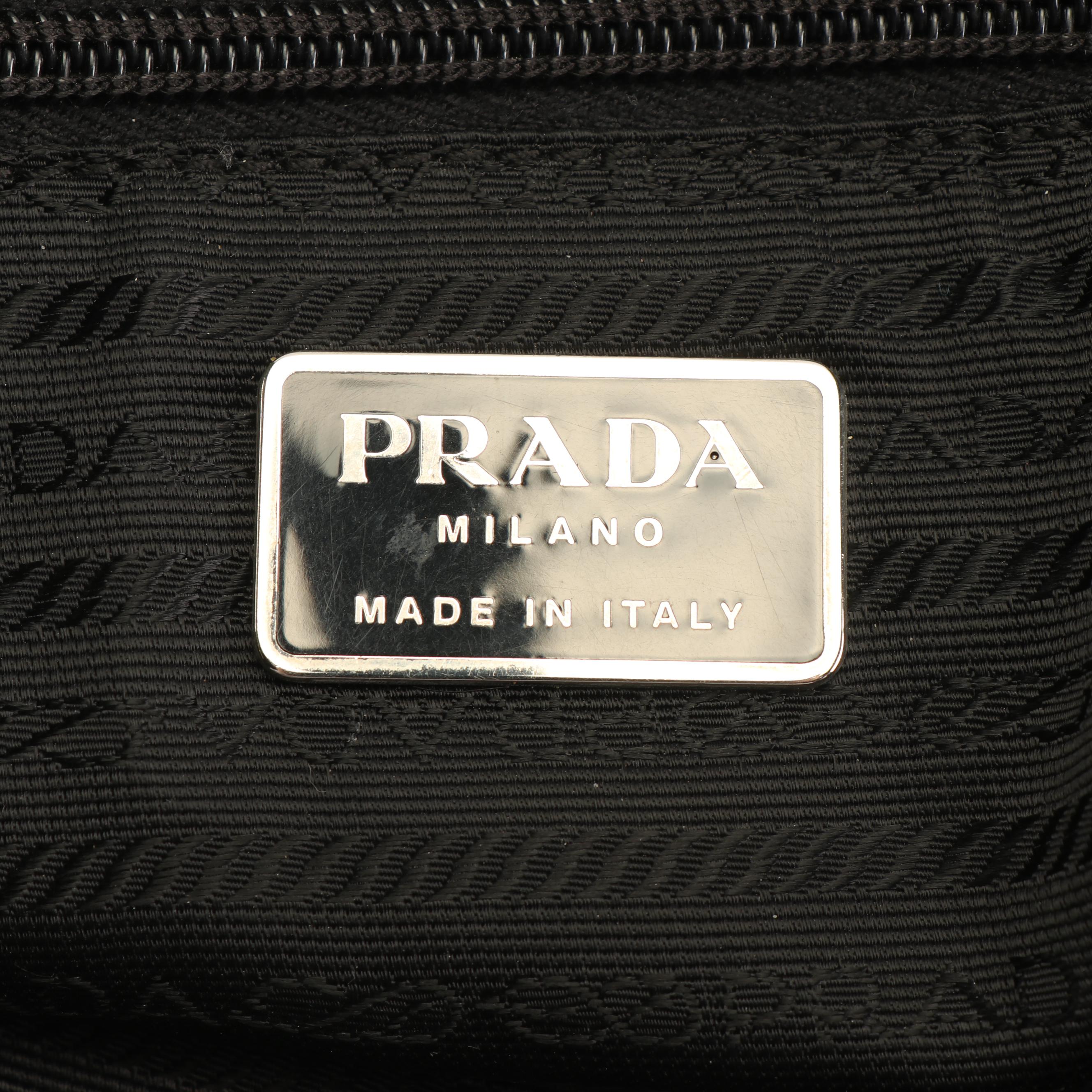 Prada Green Nylon Tote Bag, Made in Italy