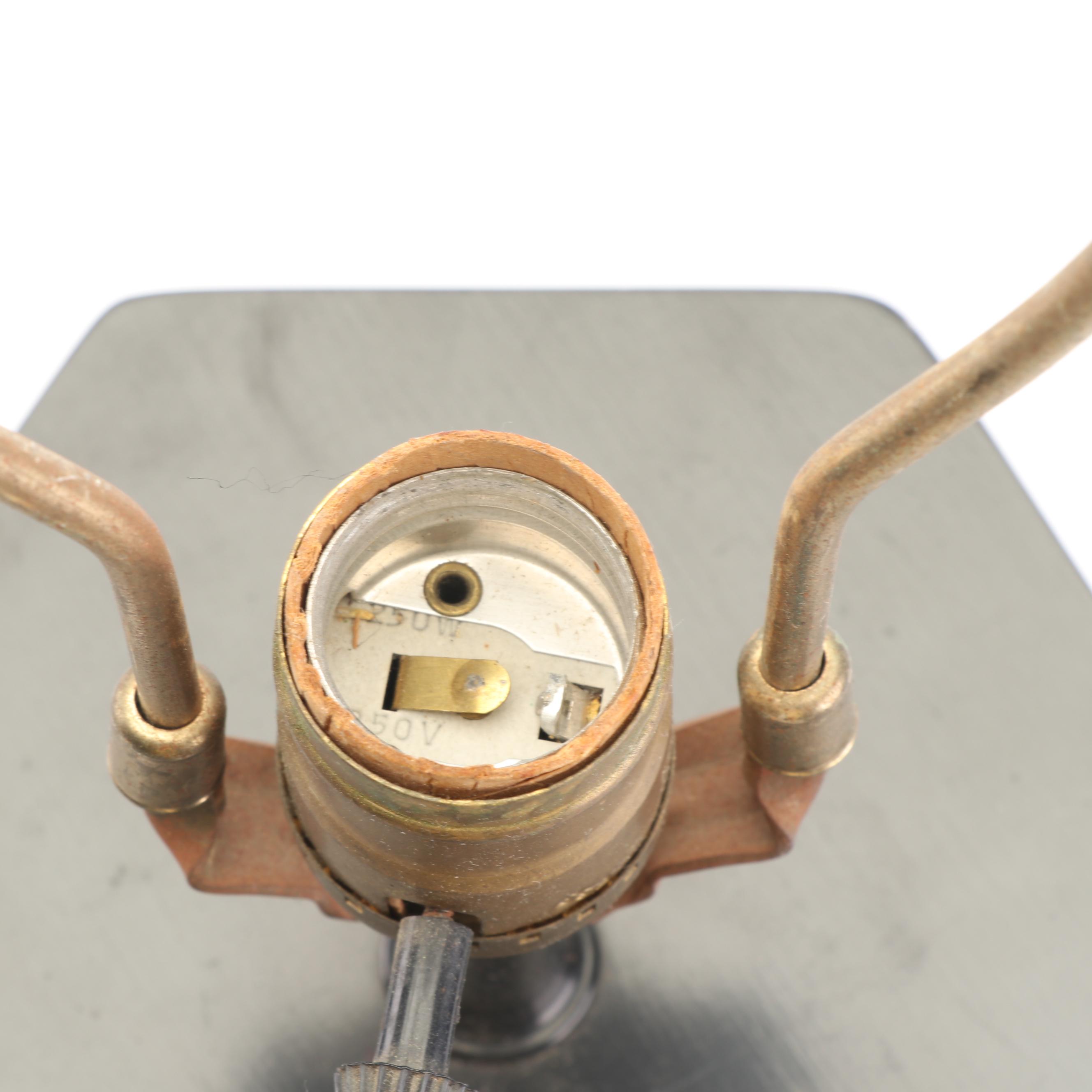 Chinese Hand Decorated Ceramic Table Lamp Featuring Guardian Lions