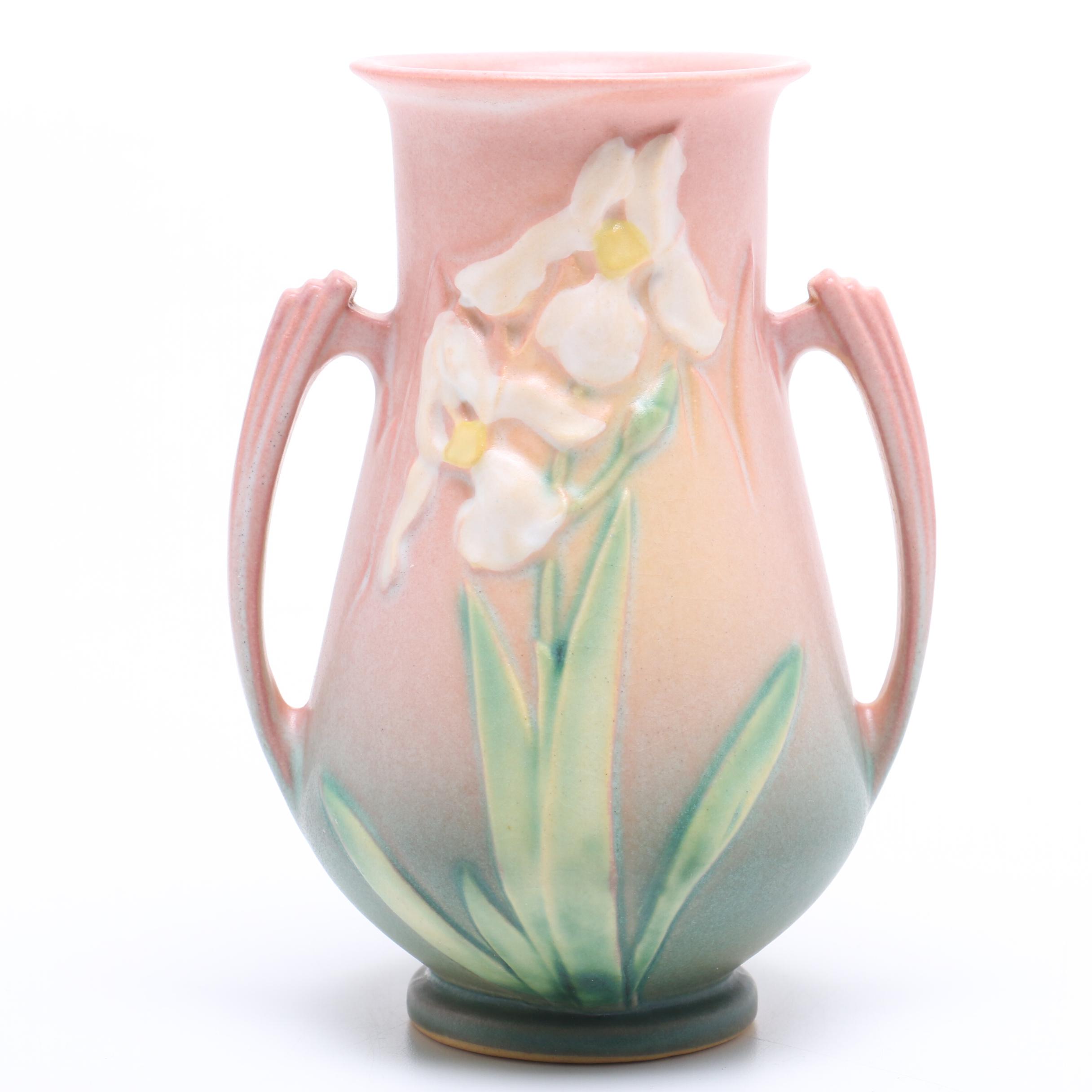 Roseville Pottery "Iris" Vases