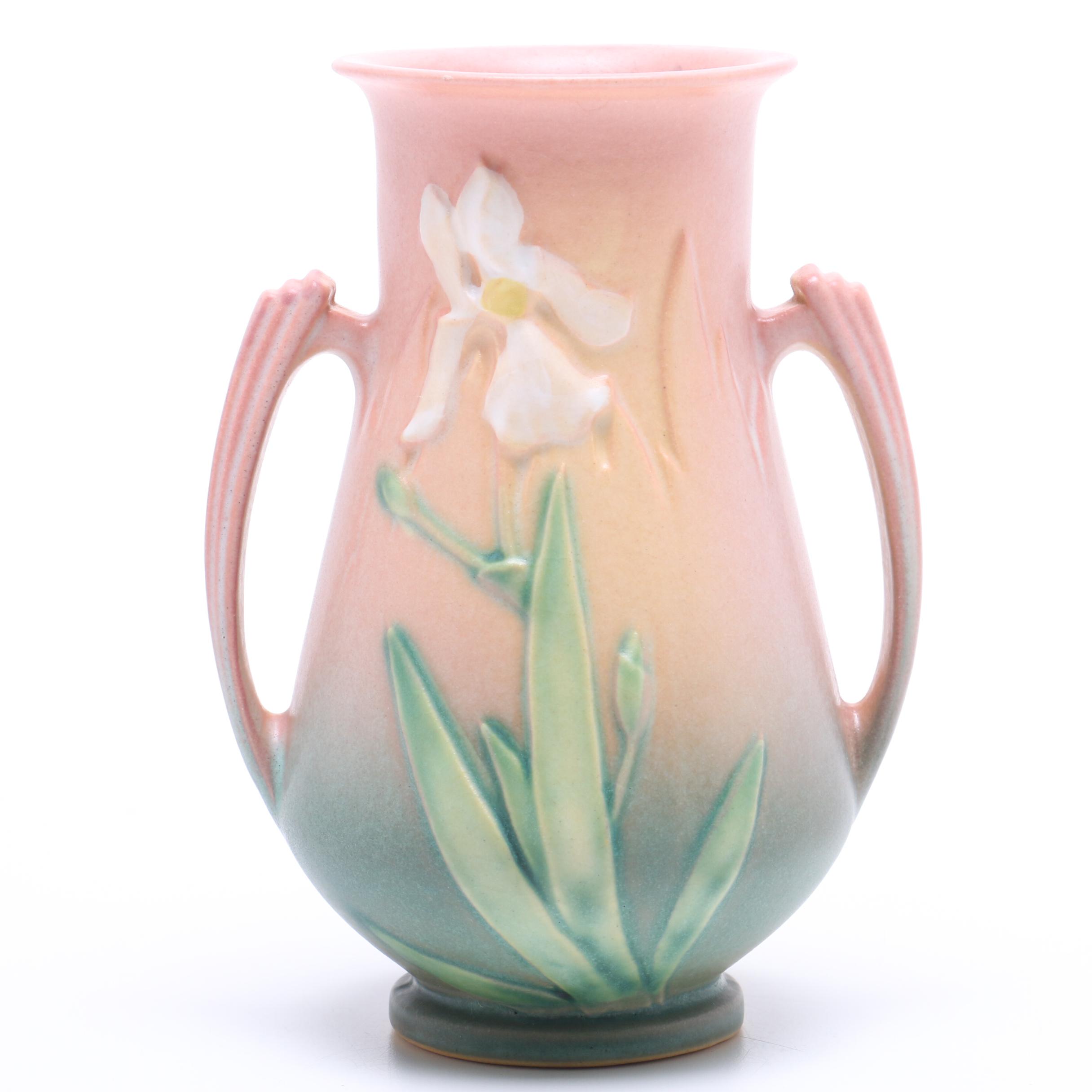 Roseville Pottery "Iris" Vases