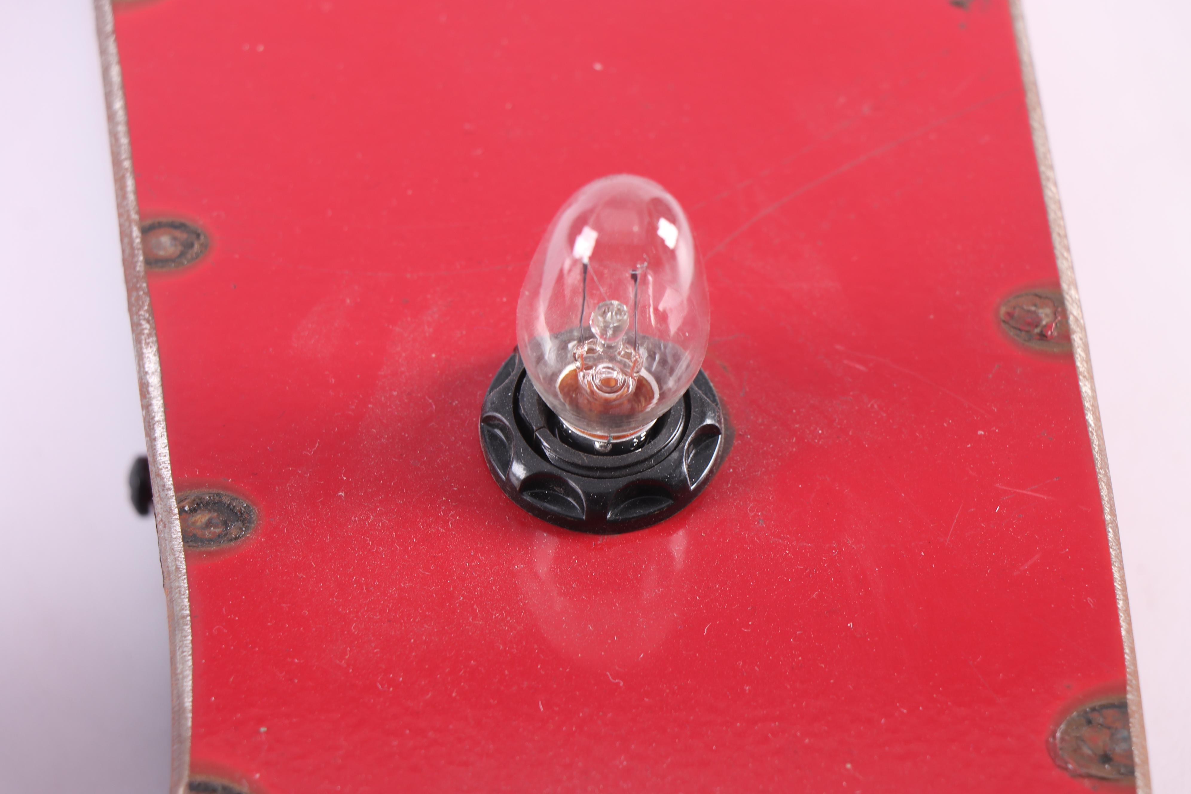 High Voltage Studios Illuminated Red Letter "J" by Mitch Lewis