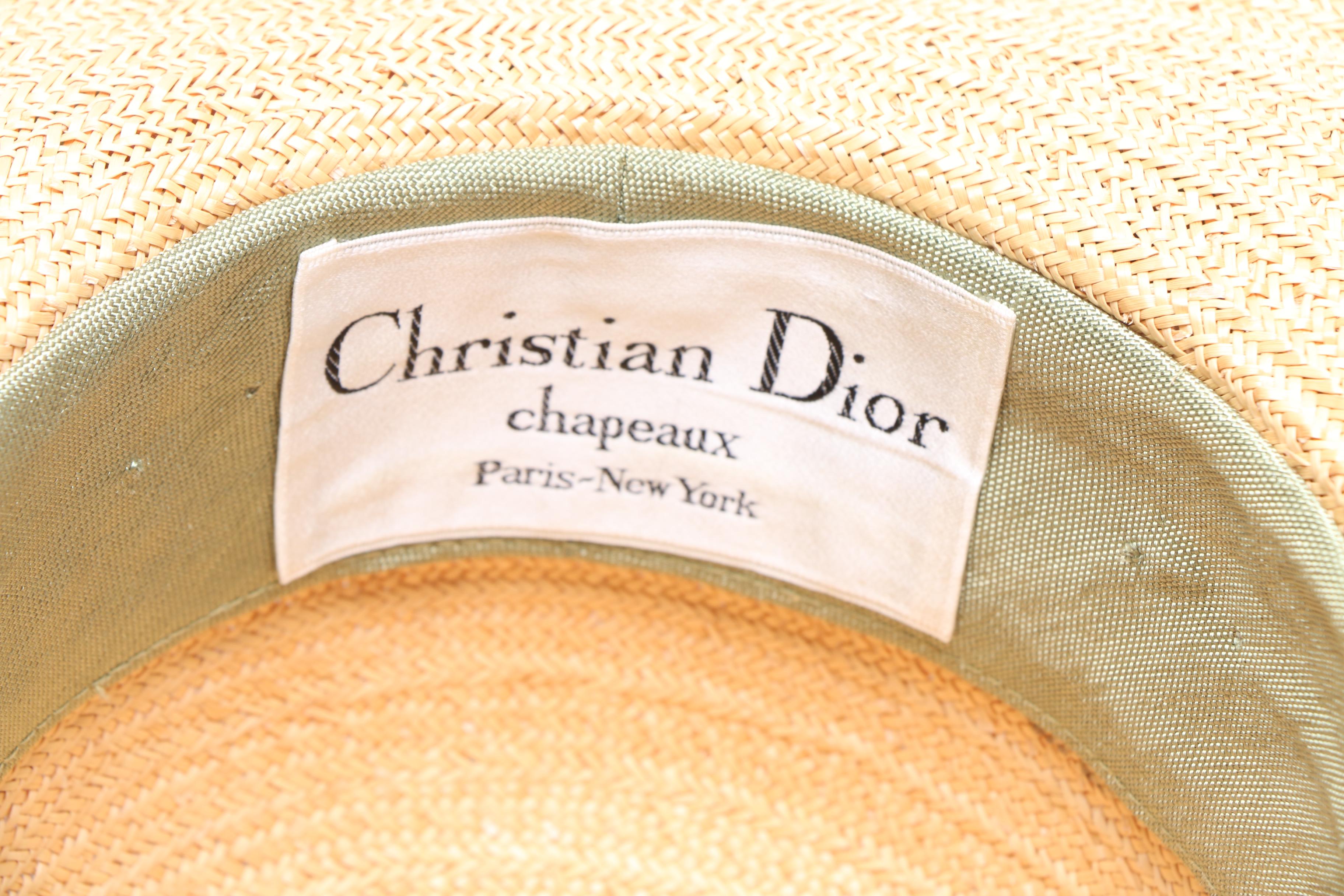 Women's Vintage Wide Brim Hats Including Christian Dior