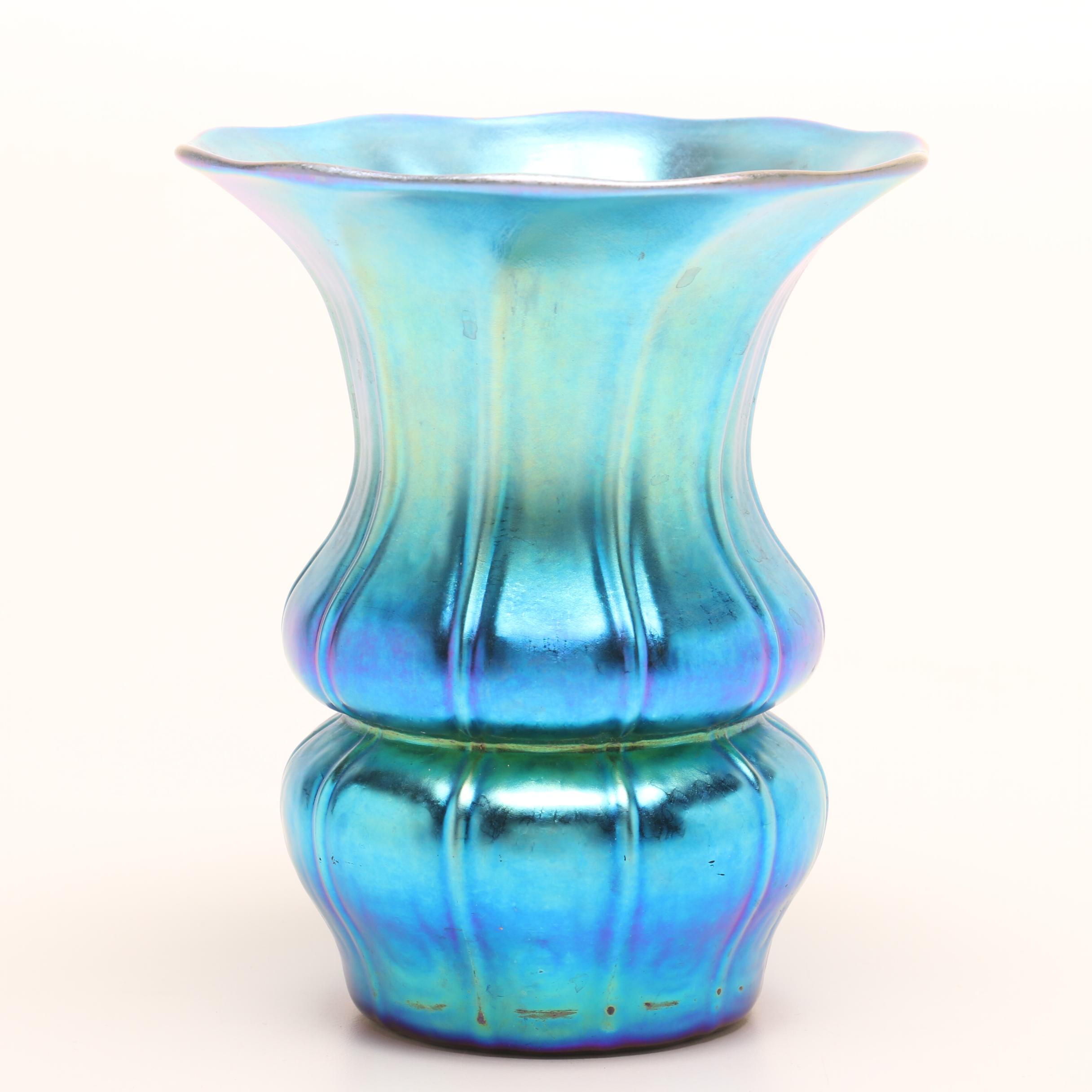Steuben Aurene Art Glass Vases