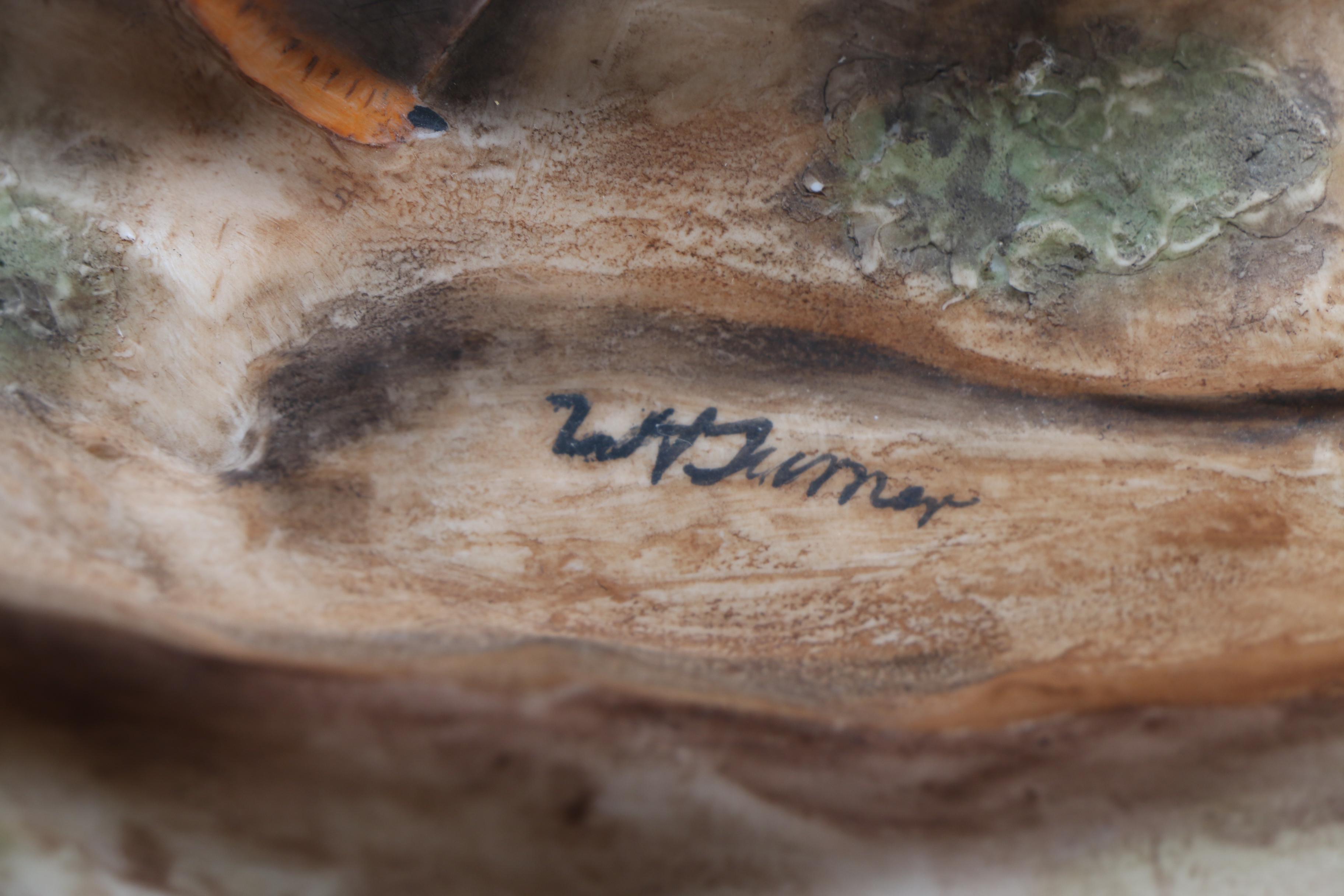 William Turner Wildlife Art Porcelain Ducks Sculpture and Burgues "Snowy Owl"