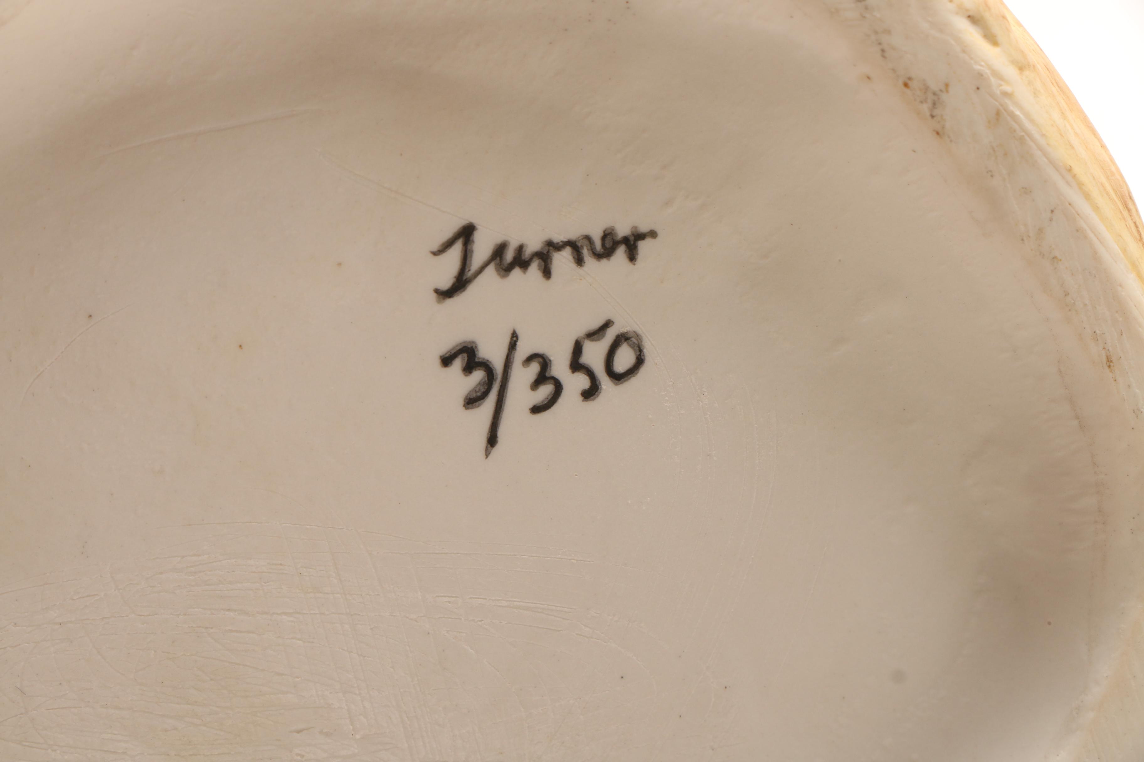 William Turner Wildlife Art Porcelain Ducks Sculpture and Burgues "Snowy Owl"