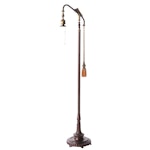 Colonial Premier Co. Cast Metal Floor Lamp, Early/Mid 20th Century