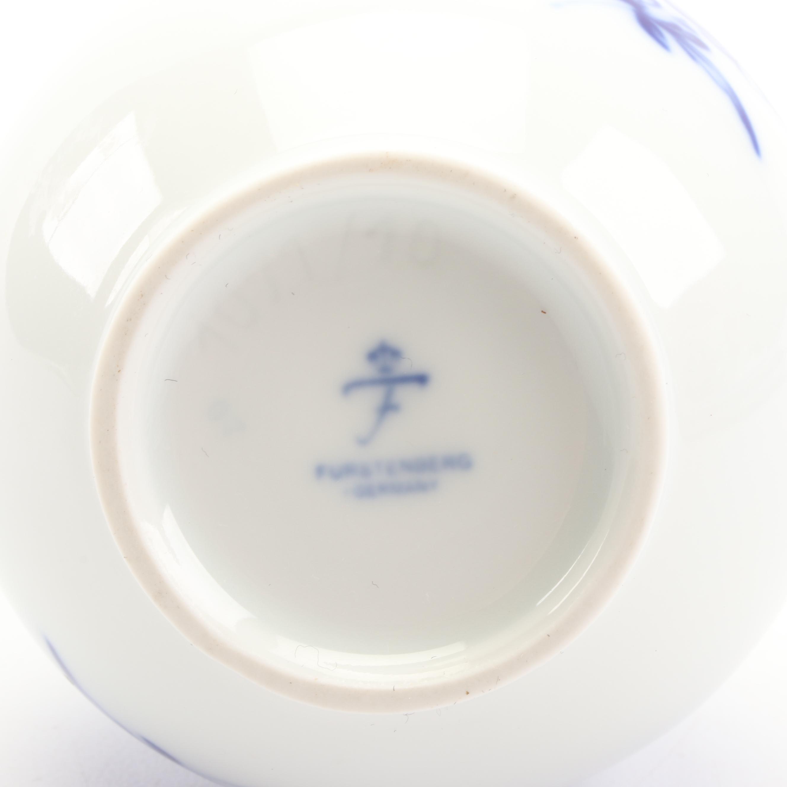 Blue and White Dinnerware with Trinket Box and Planter featuring Delft