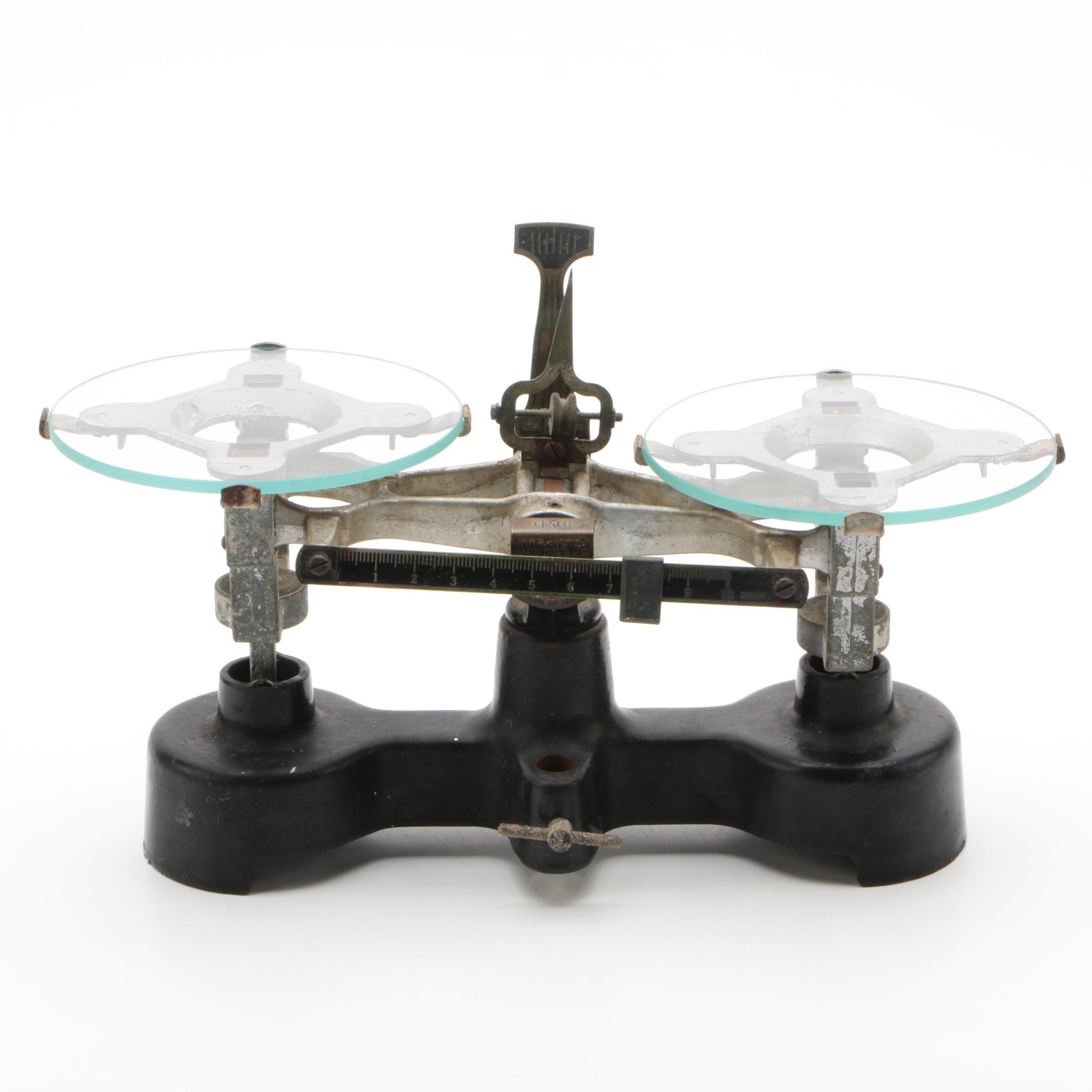Cenco Balance Scale by Central Scientific Co., Early 20th Century