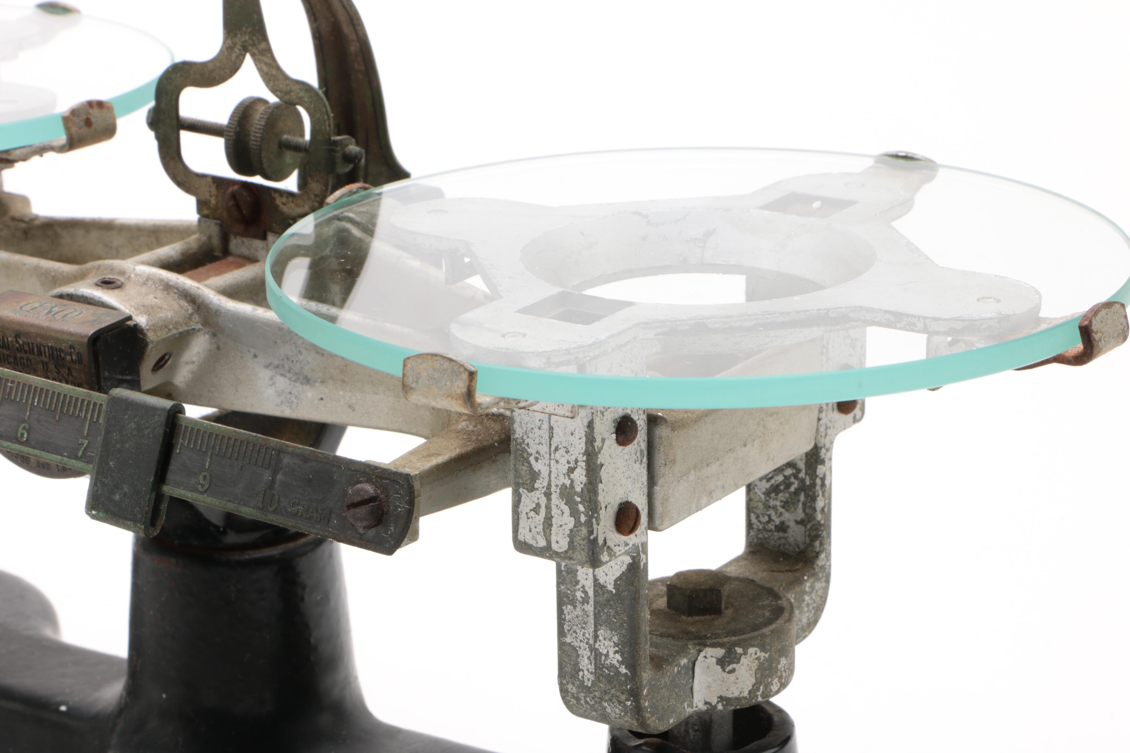 Cenco Balance Scale by Central Scientific Co., Early 20th Century