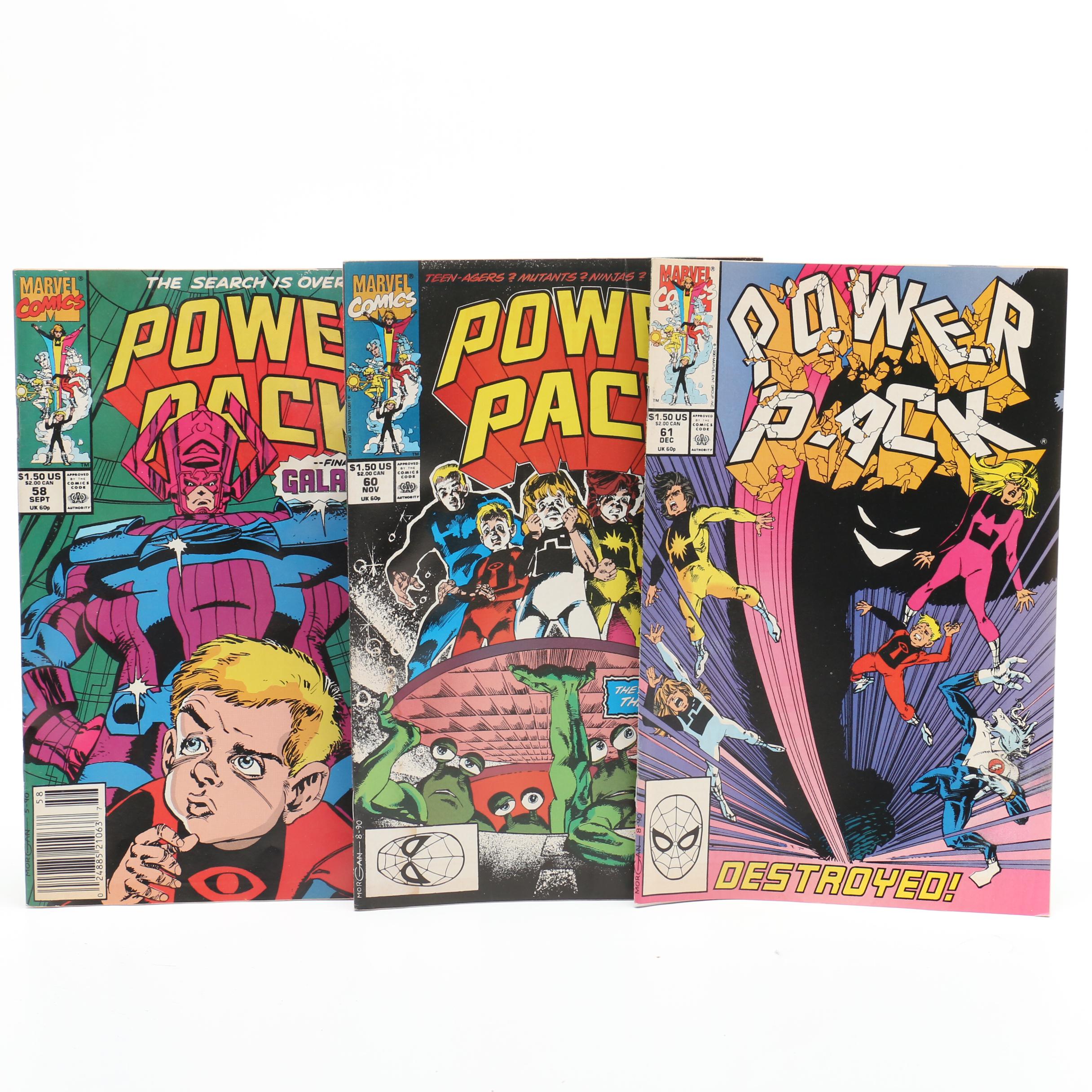 Modern Age Marvel "Power Pack", "Quasar", and "Guardians of the Galaxy" Comics