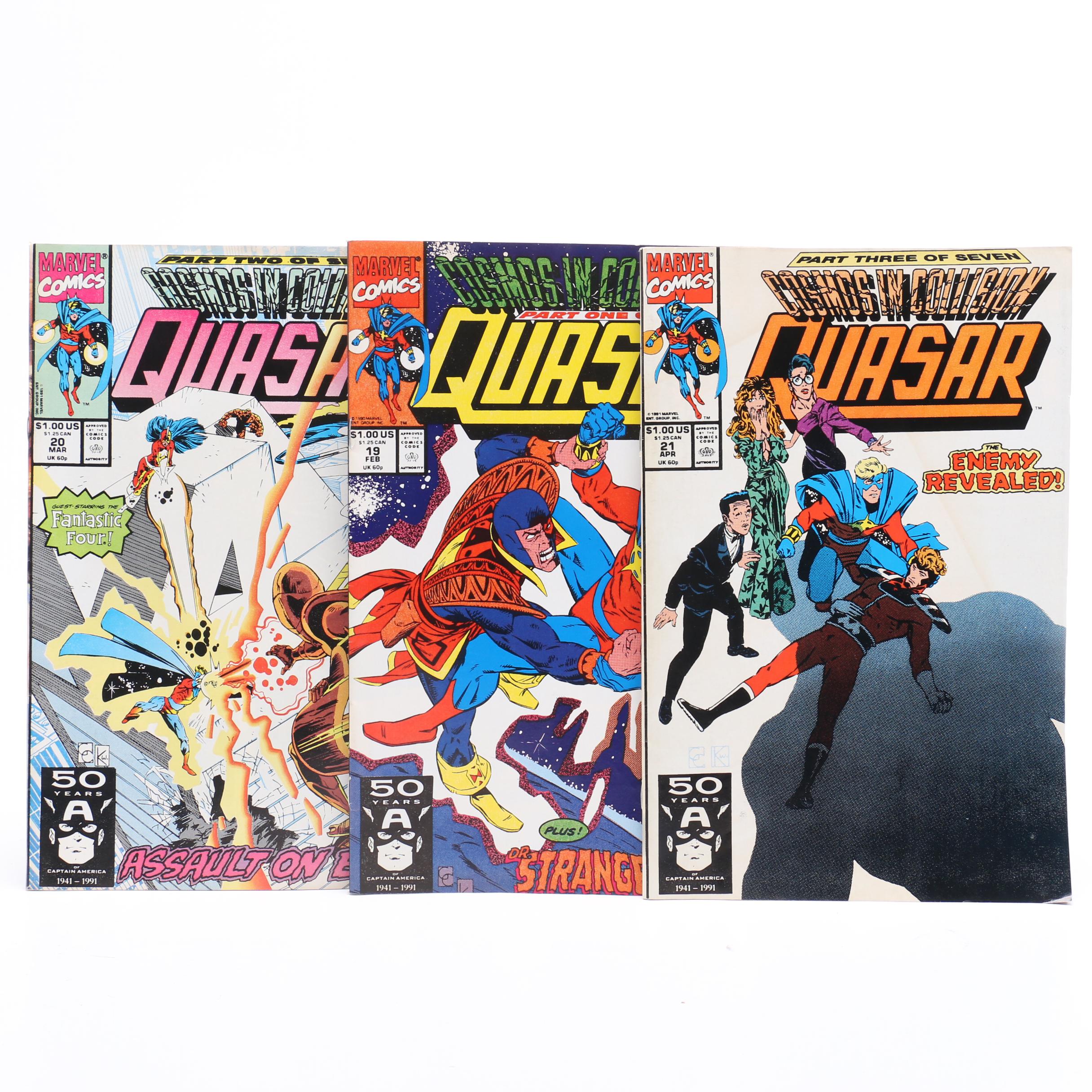 Modern Age Marvel "Power Pack", "Quasar", and "Guardians of the Galaxy" Comics