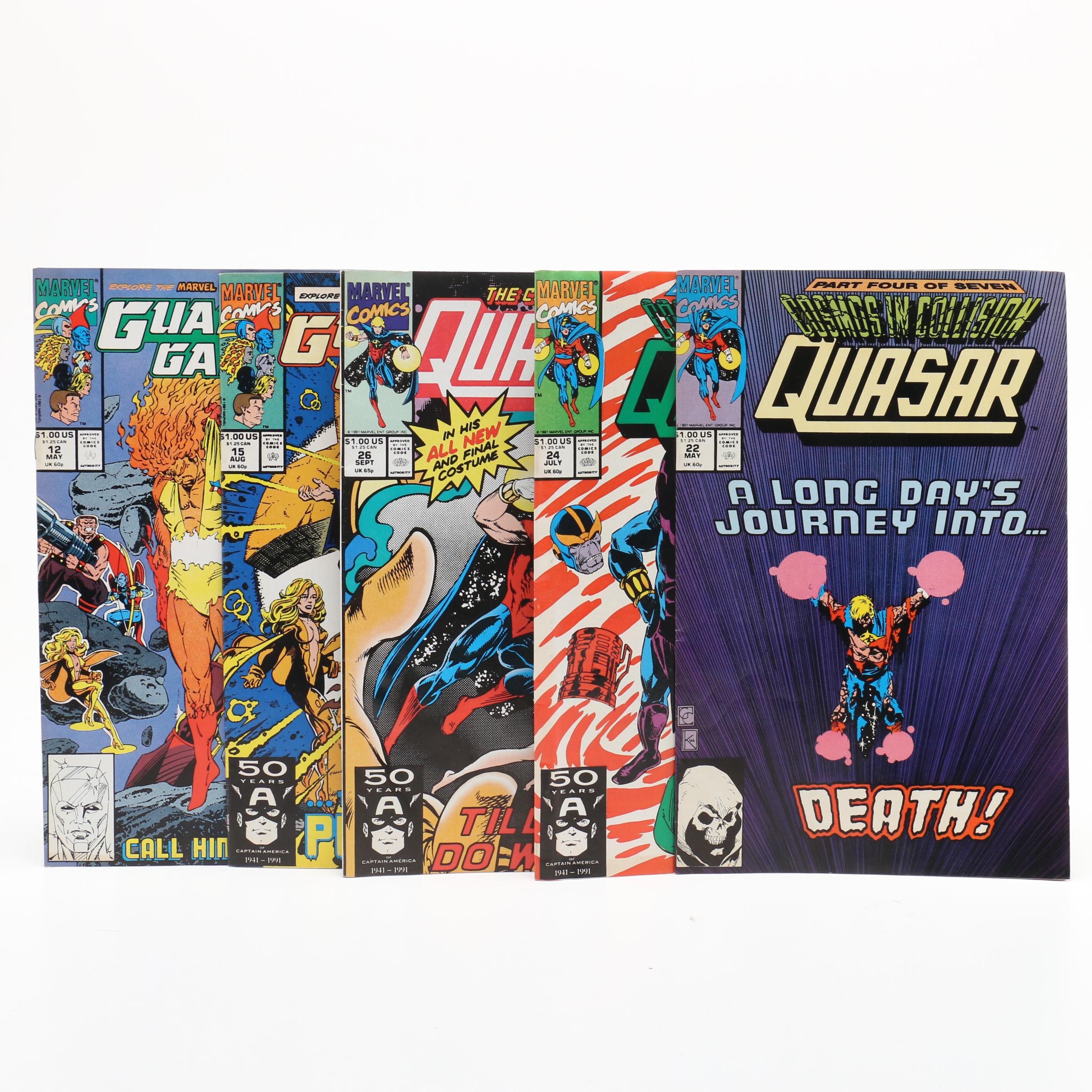 Modern Age Marvel "Power Pack", "Quasar", and "Guardians of the Galaxy" Comics