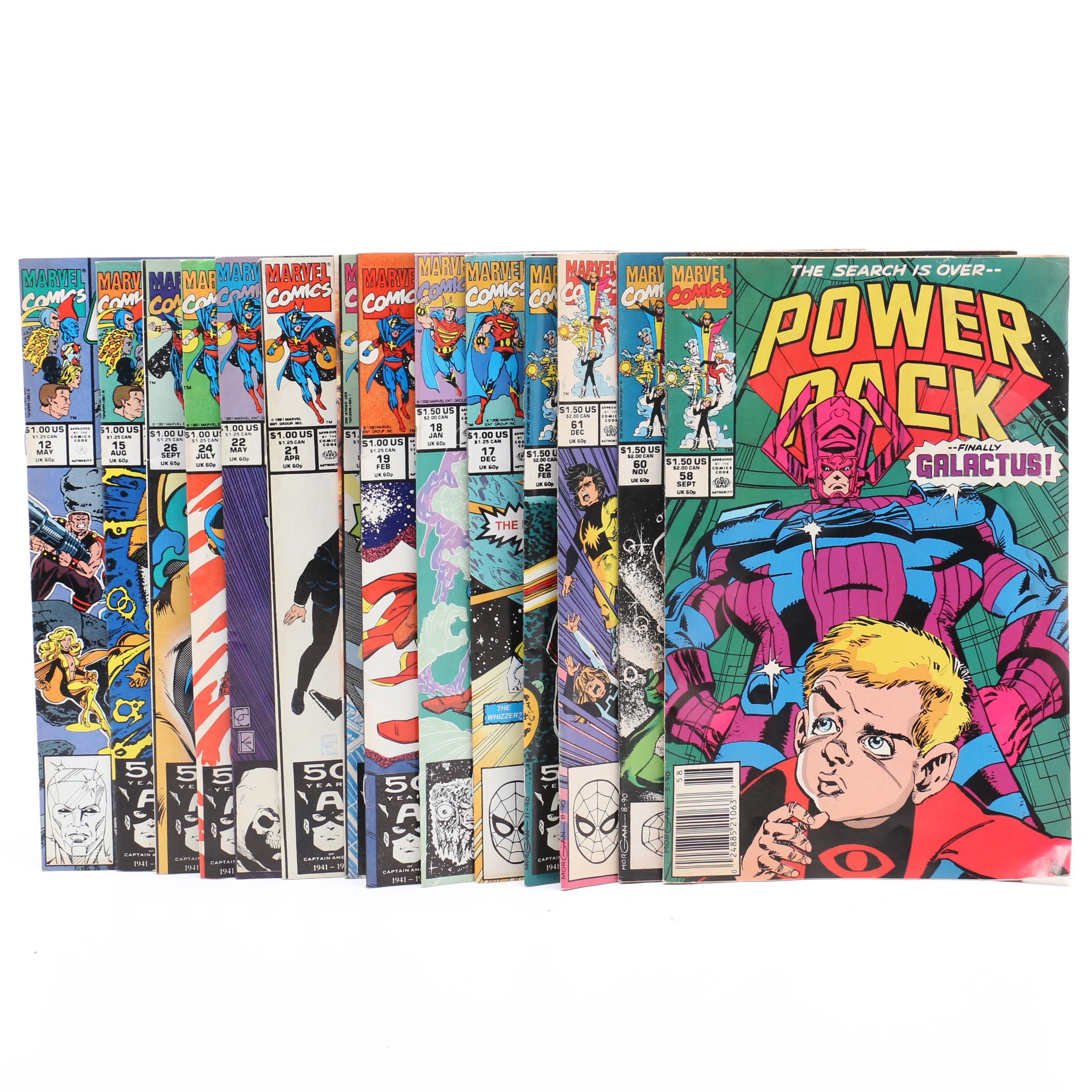 Modern Age Marvel "Power Pack", "Quasar", and "Guardians of the Galaxy" Comics