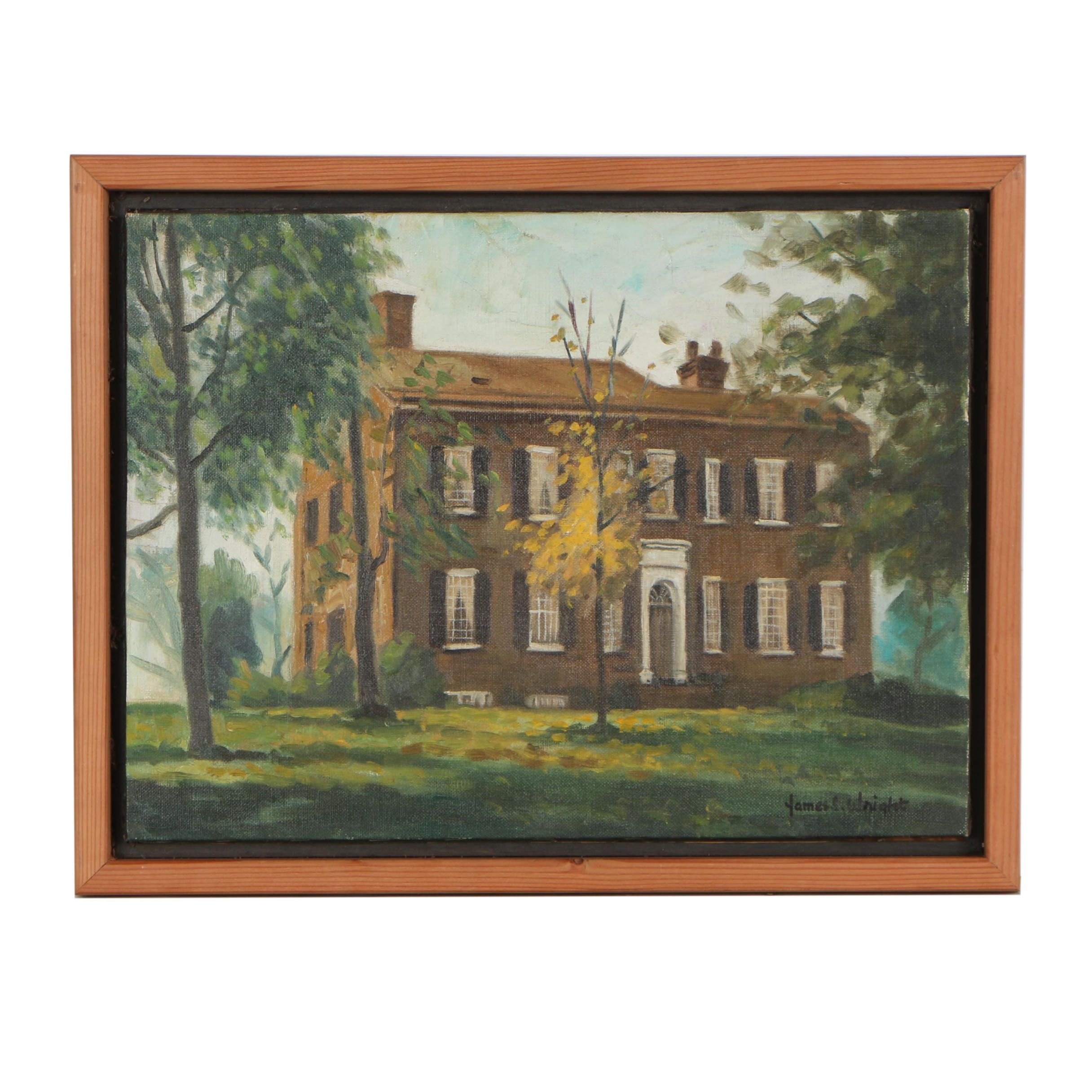 James S. Wright Oil Painting