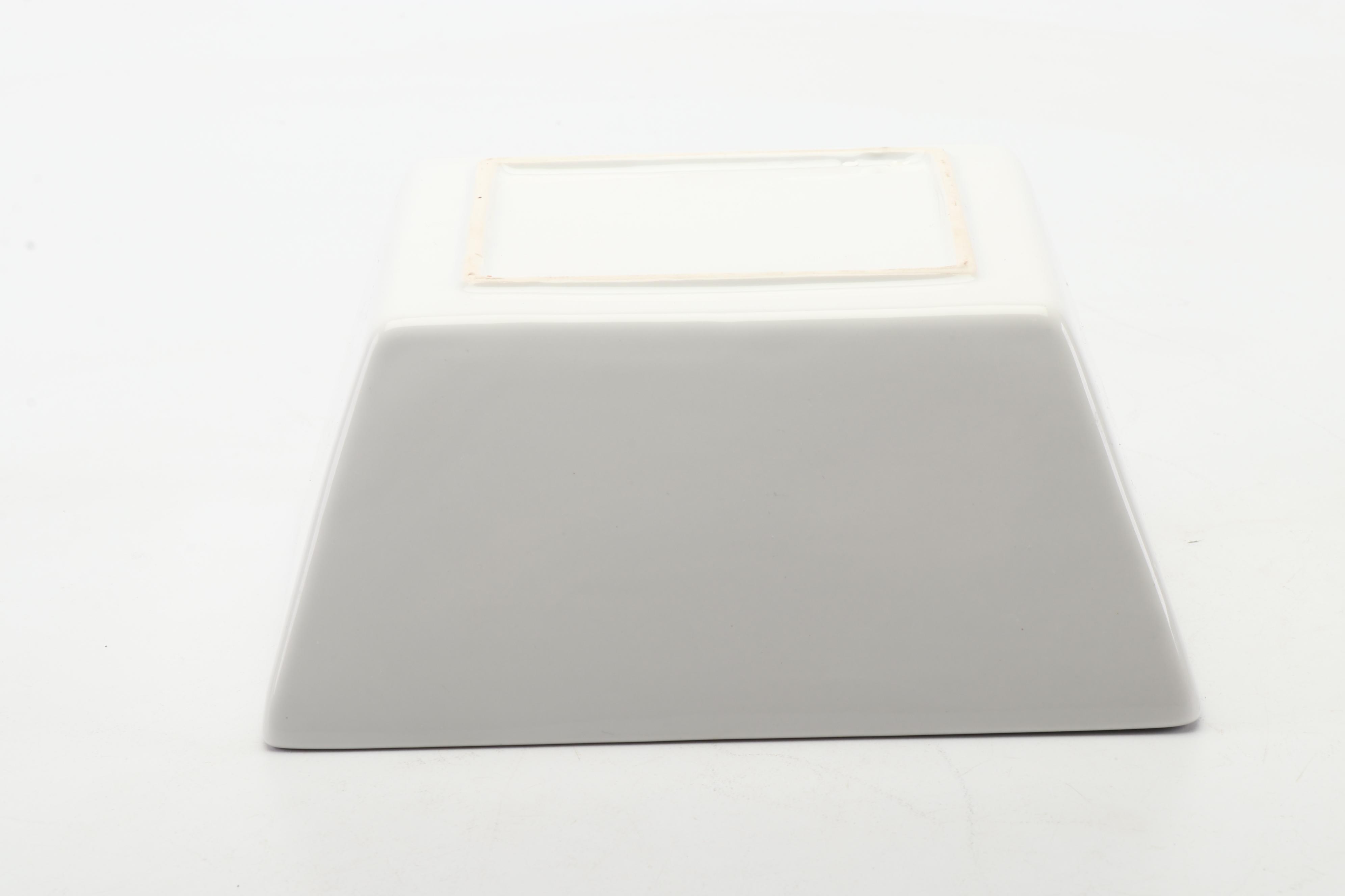 Crate & Barrel White Ceramic Dinnerware