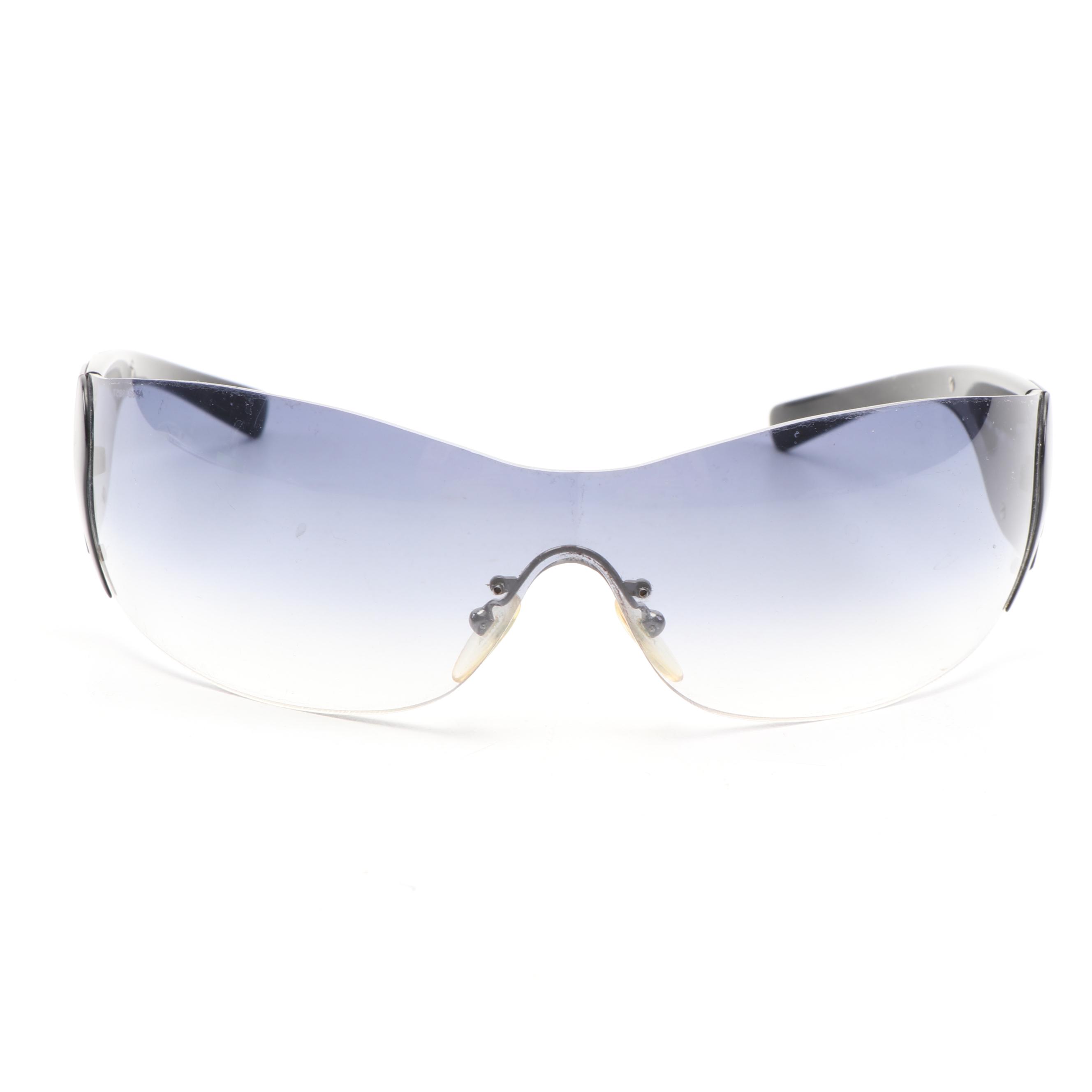 Prada SPR 58F Prescription Shield Sunglasses