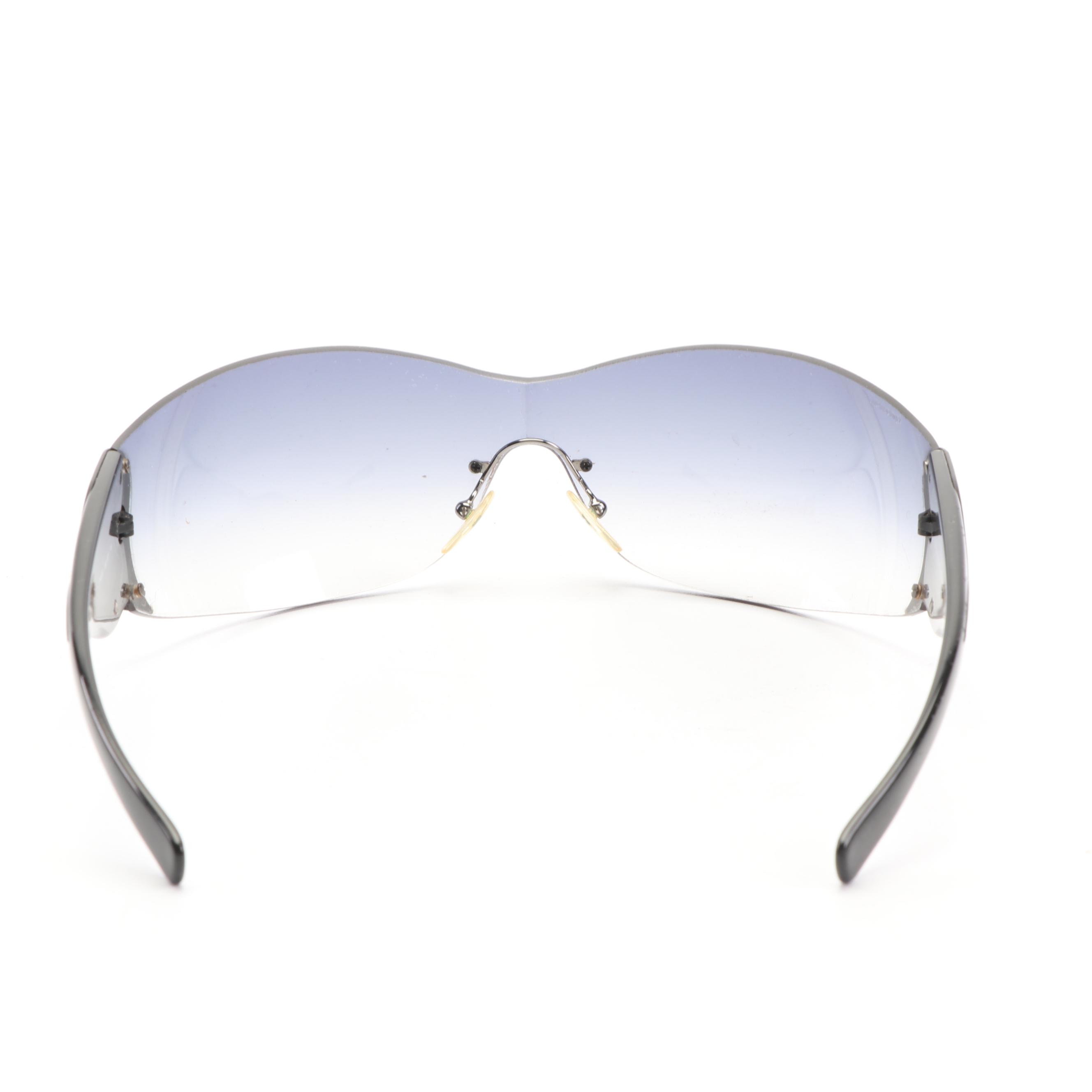 Prada SPR 58F Prescription Shield Sunglasses
