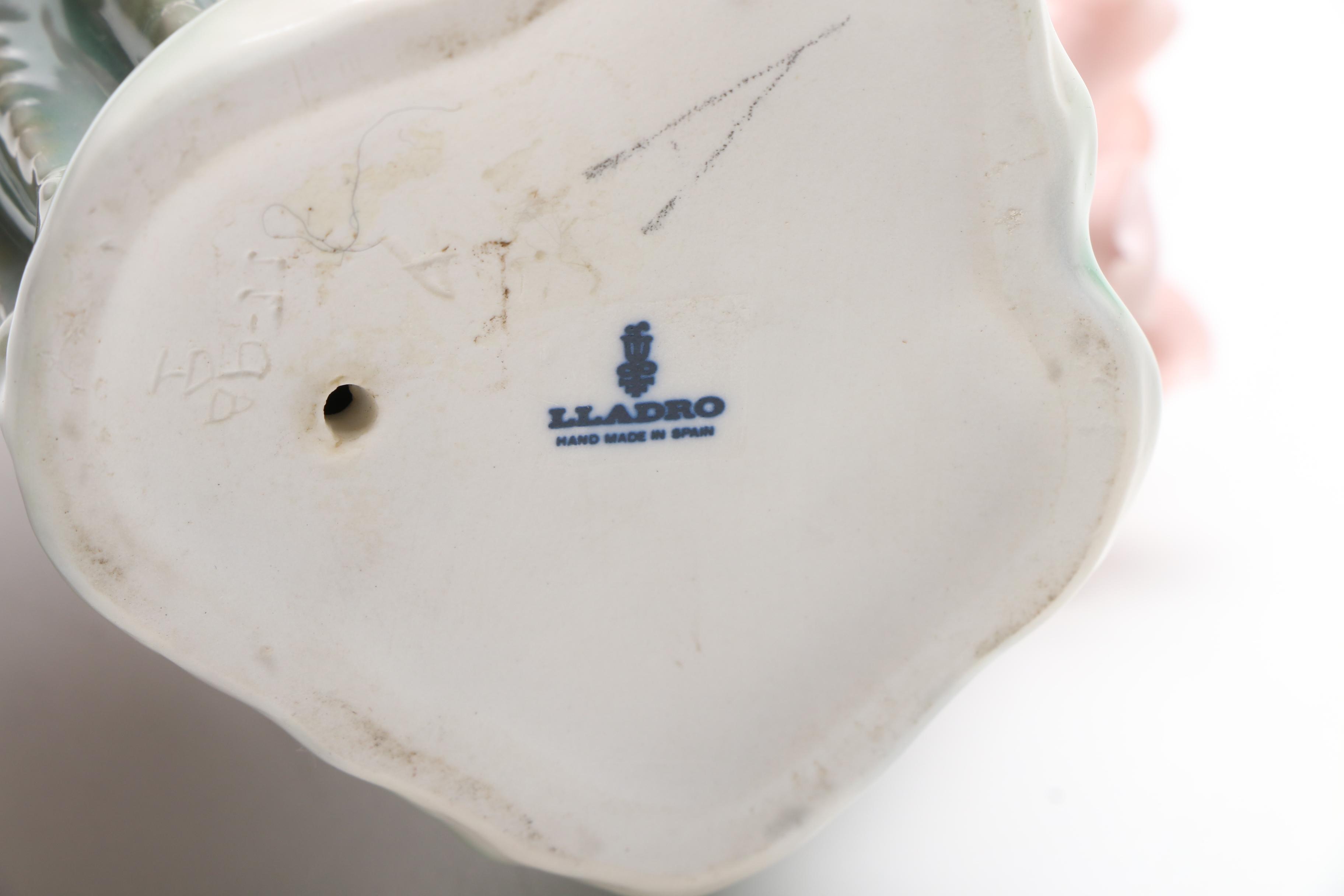 Lladró "Bird on Cactus" Porcelain Figurine