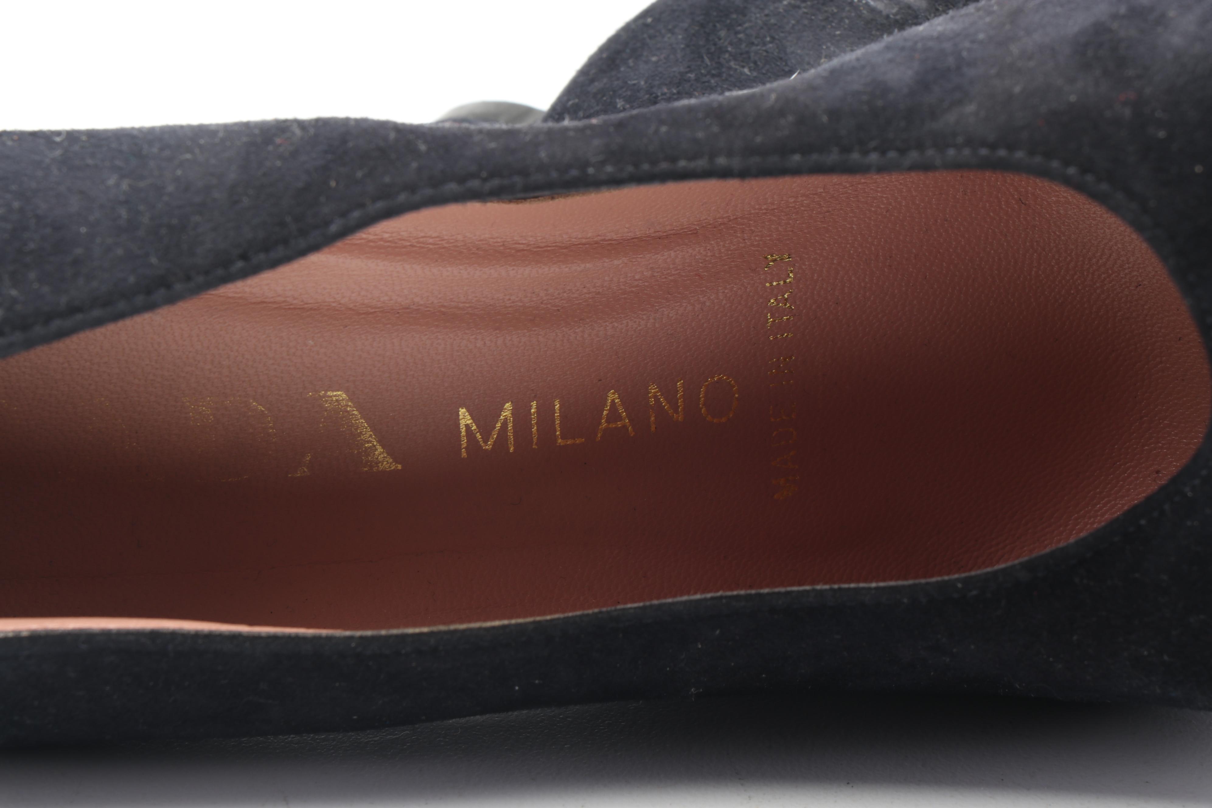 Prada Black Suede Pumps, Made in Italy