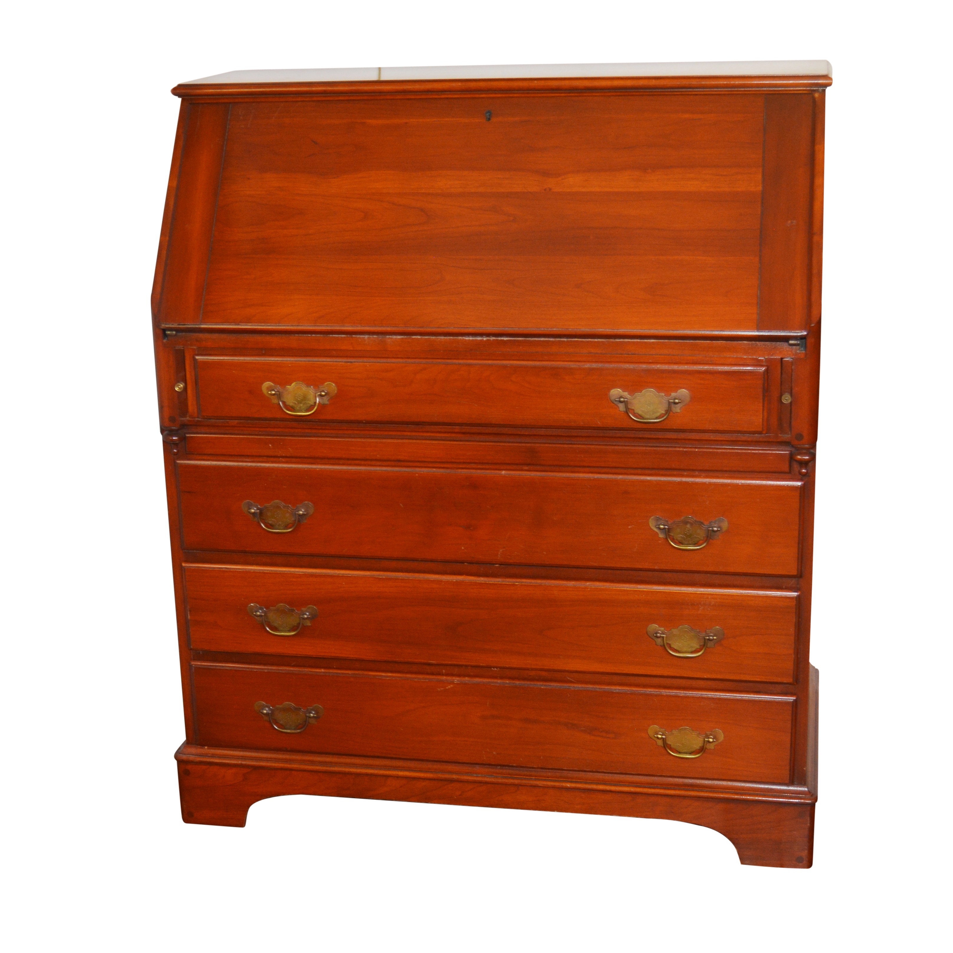 American Cherry Secretary by Pennsylvania House Reproduction, Mid 20th Century