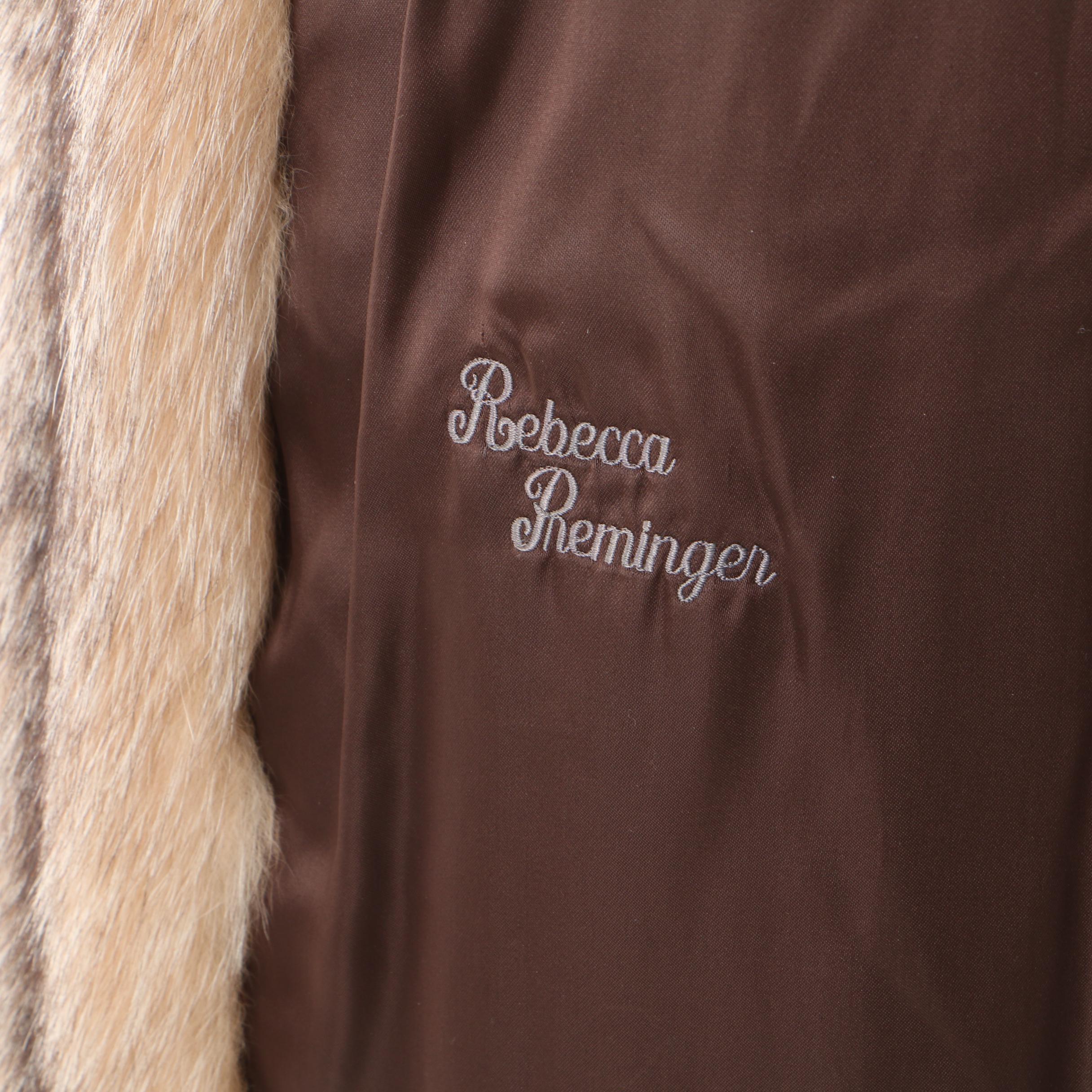 Women's Vintage Gartenhaus Furs Full-Length Crystal Fox Fur Coat