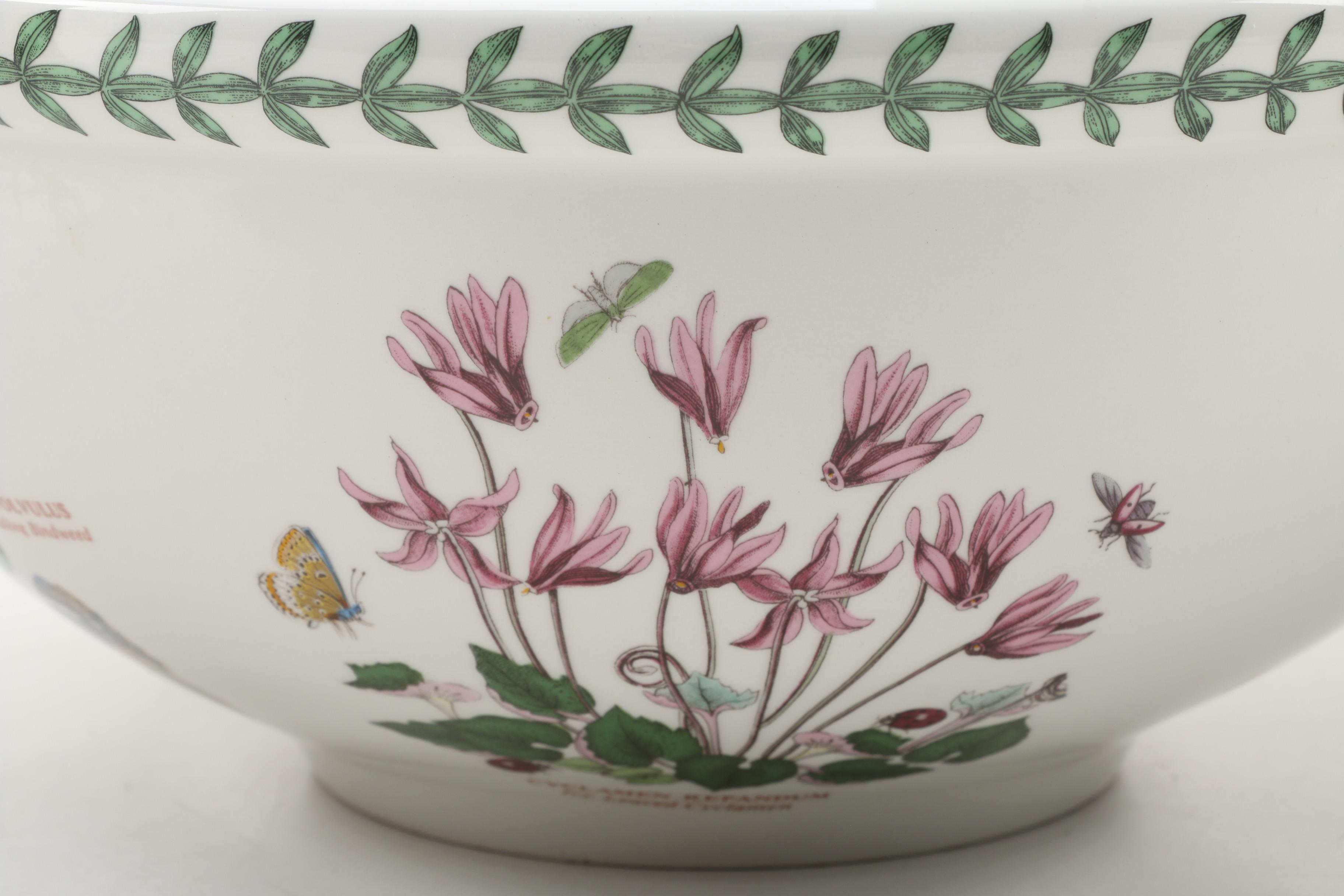 Portmeirion "Botanic Garden" Large Salad Bowl, After 1972