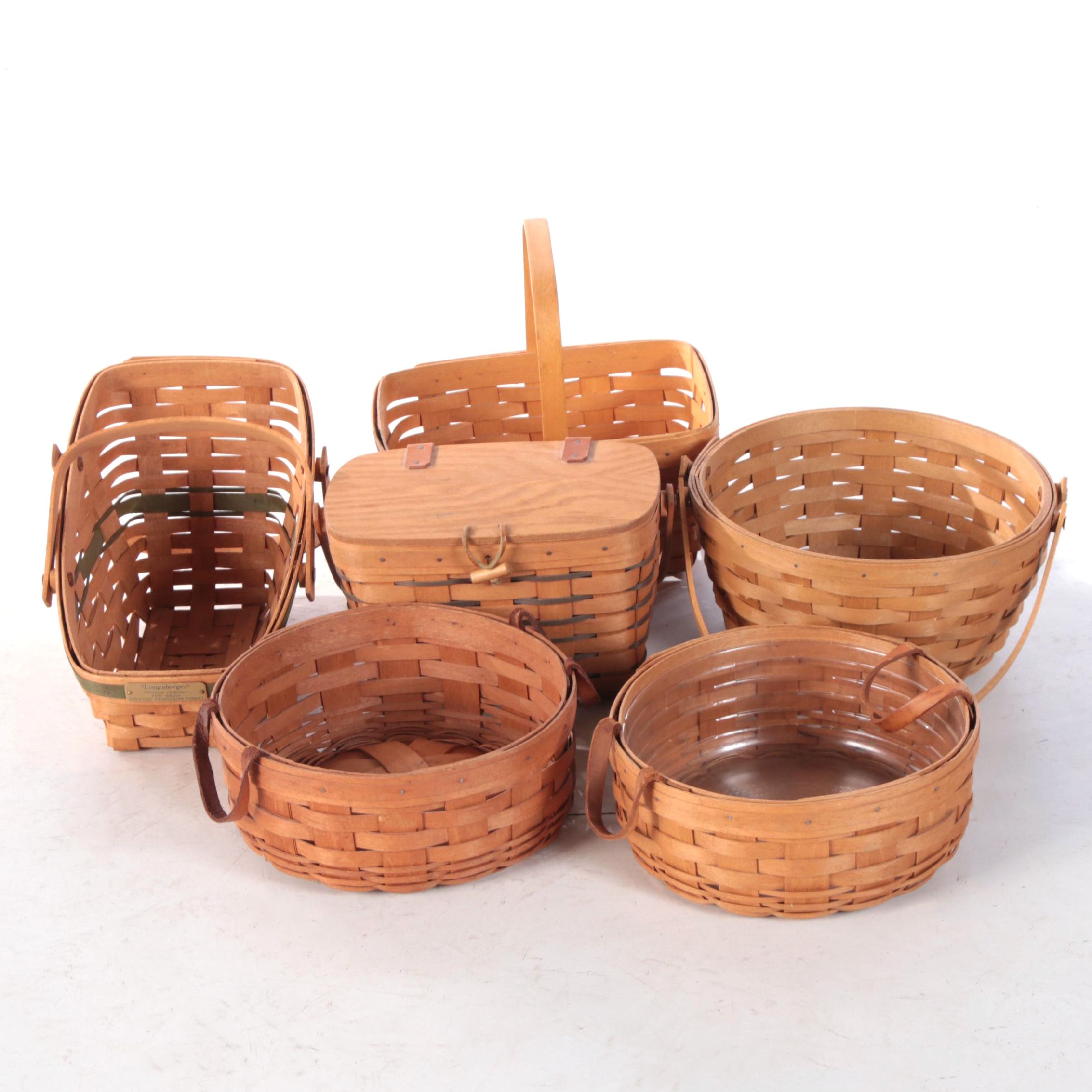 Longaberger Baskets Assortment, 1990s EBTH