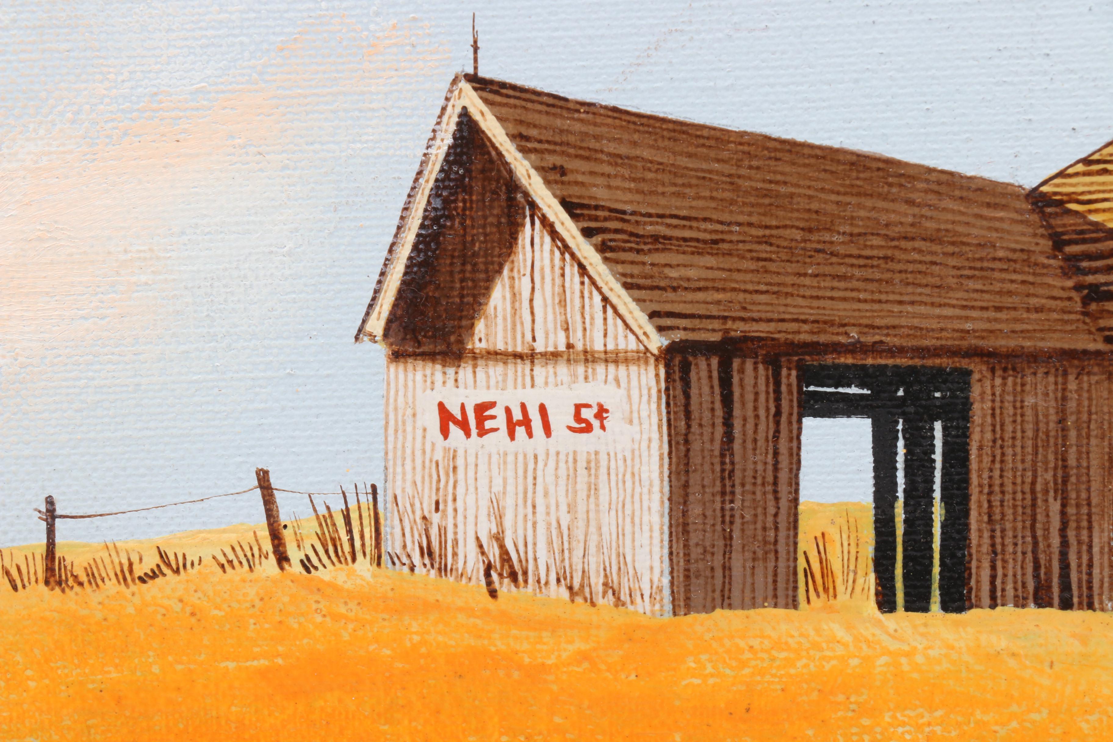 Ivan Trifonoff Oil Landscape Painting "Hot Summer Days"