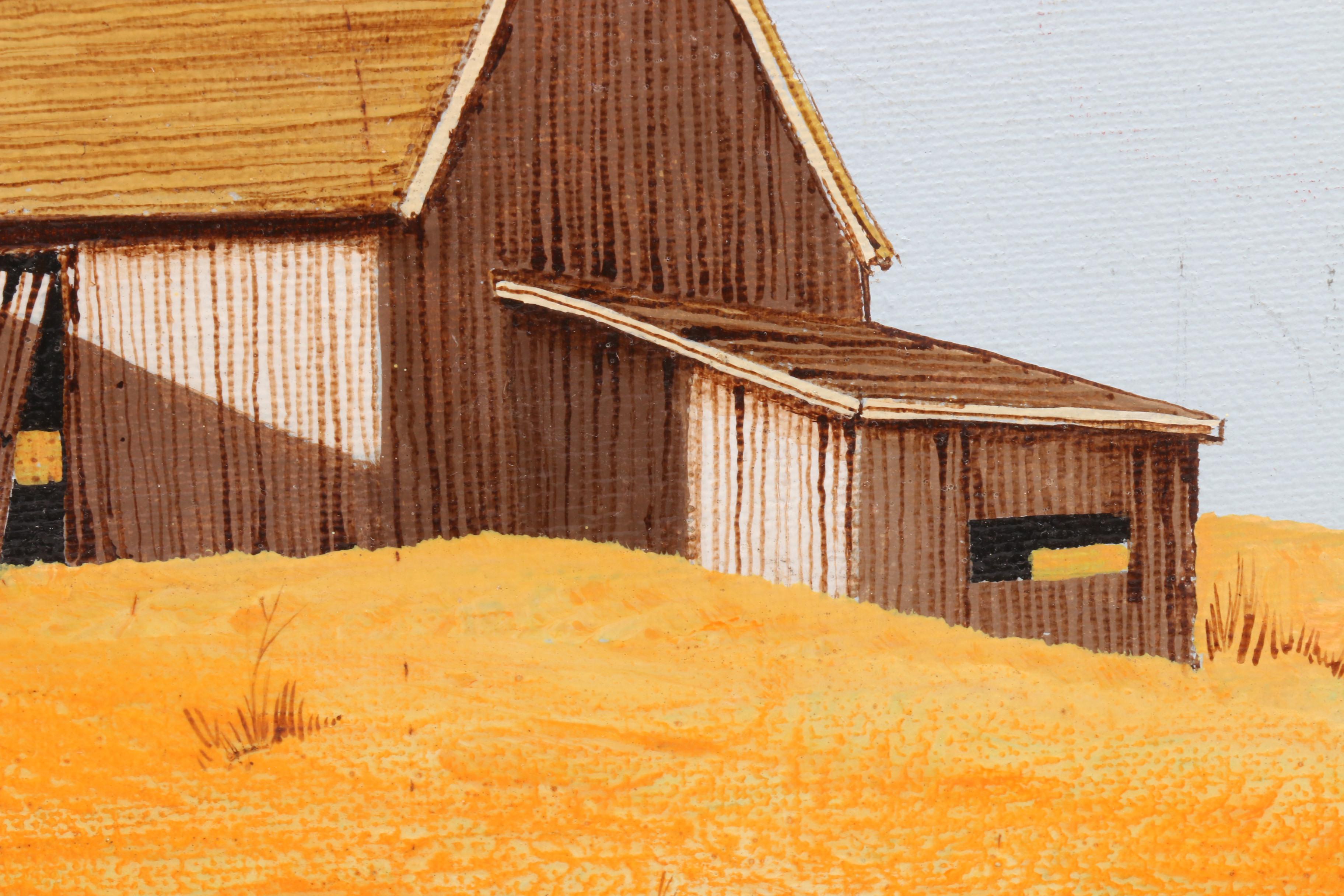 Ivan Trifonoff Oil Landscape Painting "Hot Summer Days"