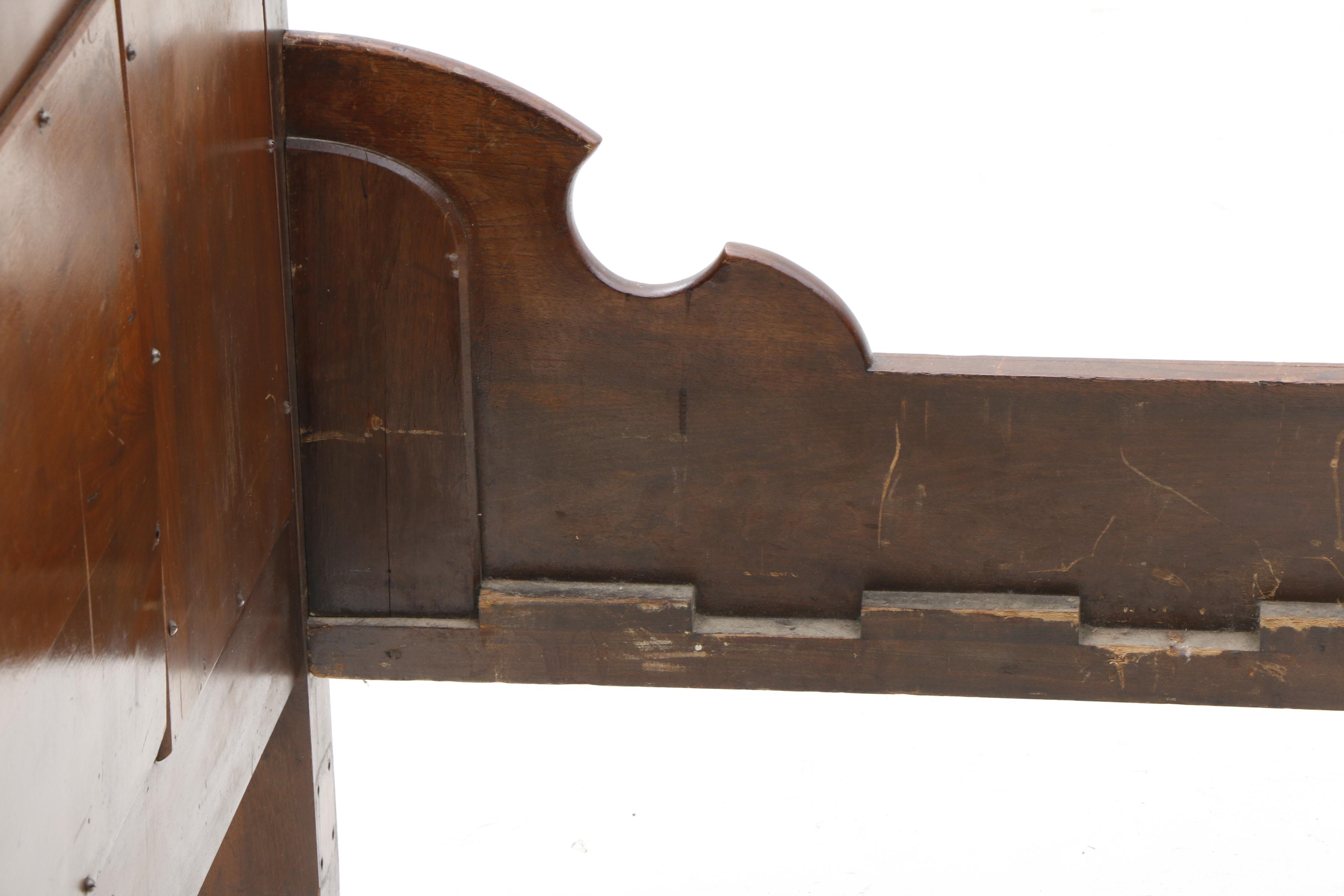 Antique Eastlake Walnut Bed Frame