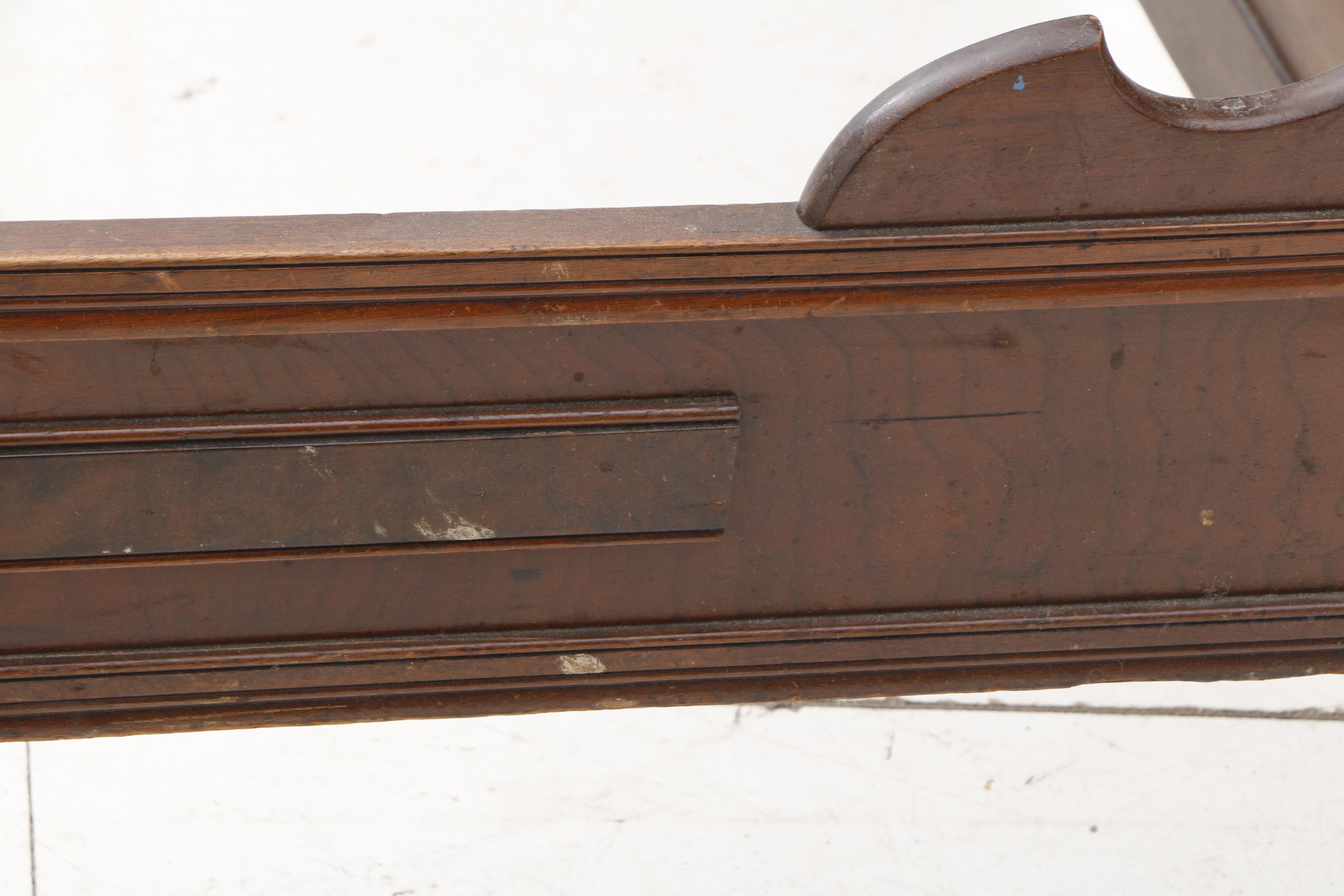 Antique Eastlake Walnut Bed Frame