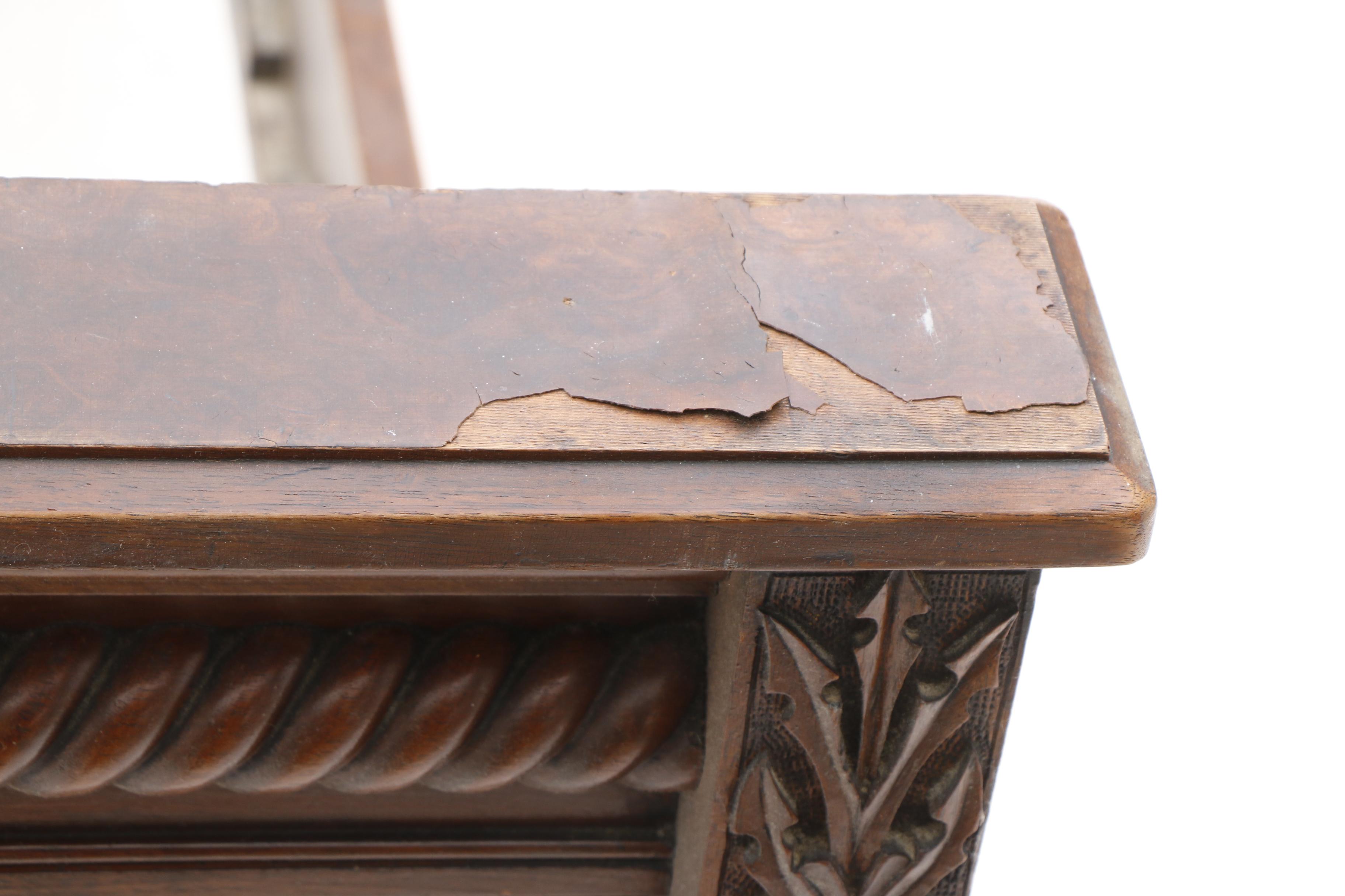 Antique Eastlake Walnut Bed Frame