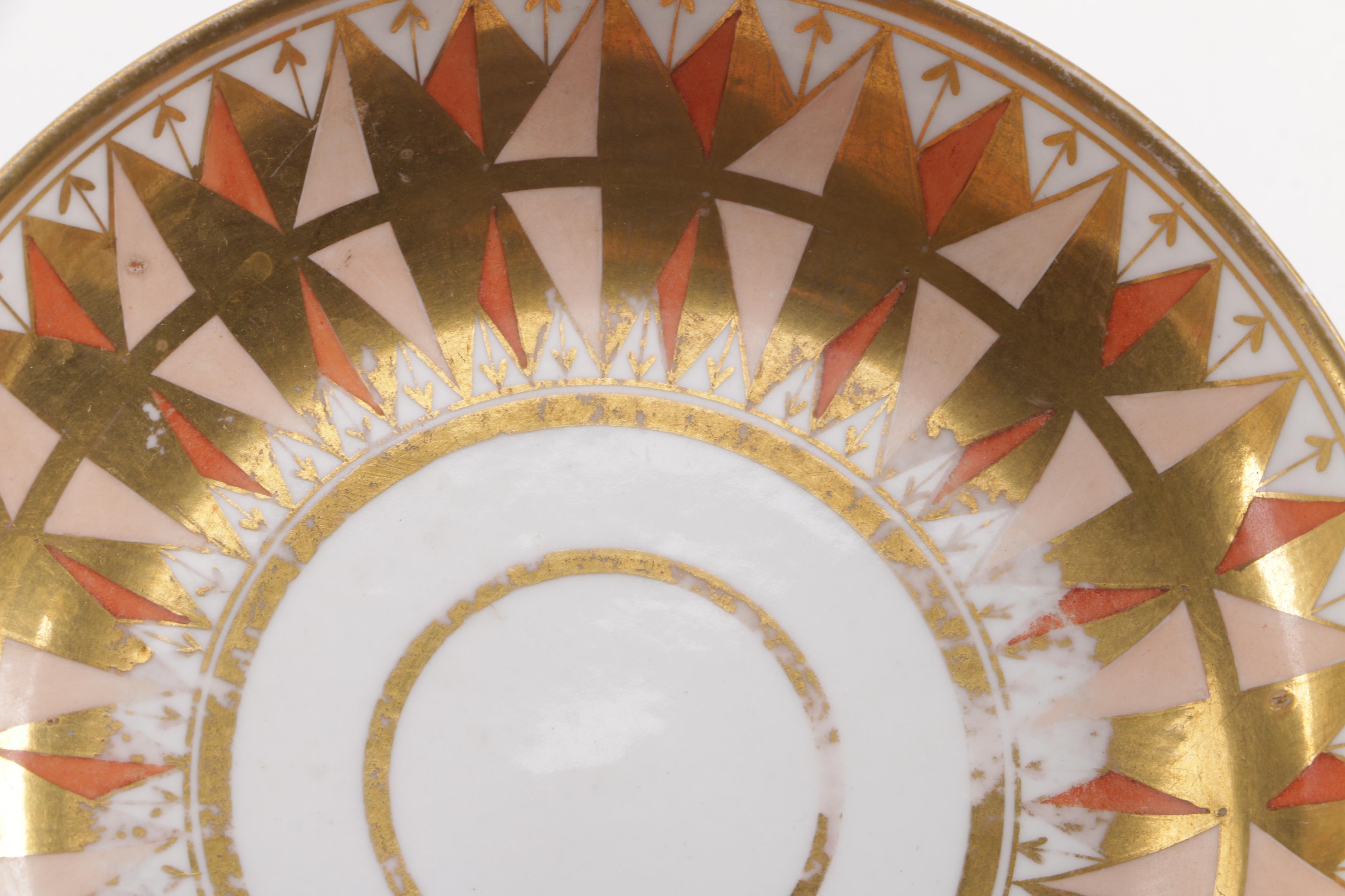 English Derby Espresso Cups and Saucers