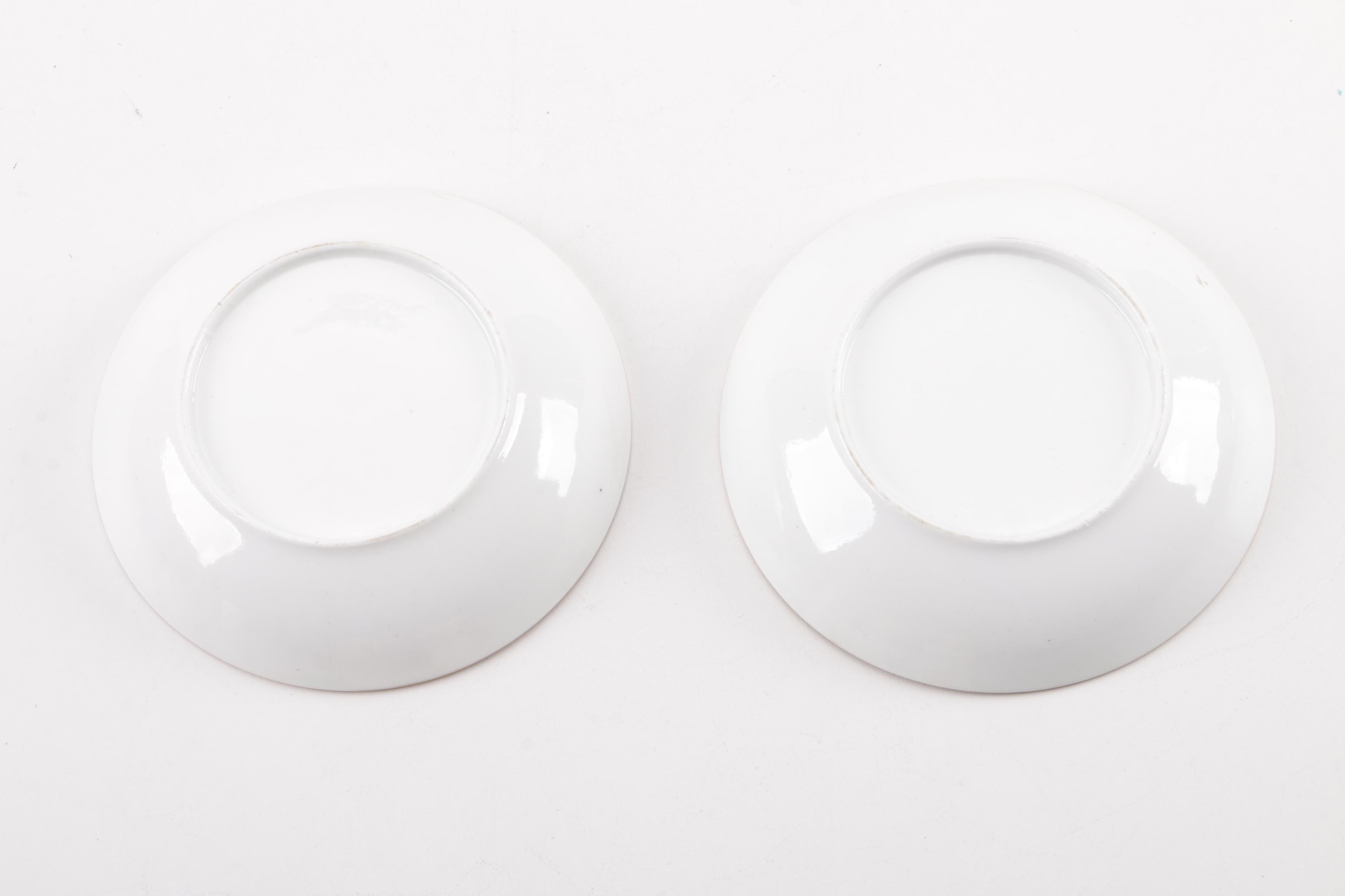 English Derby Espresso Cups and Saucers