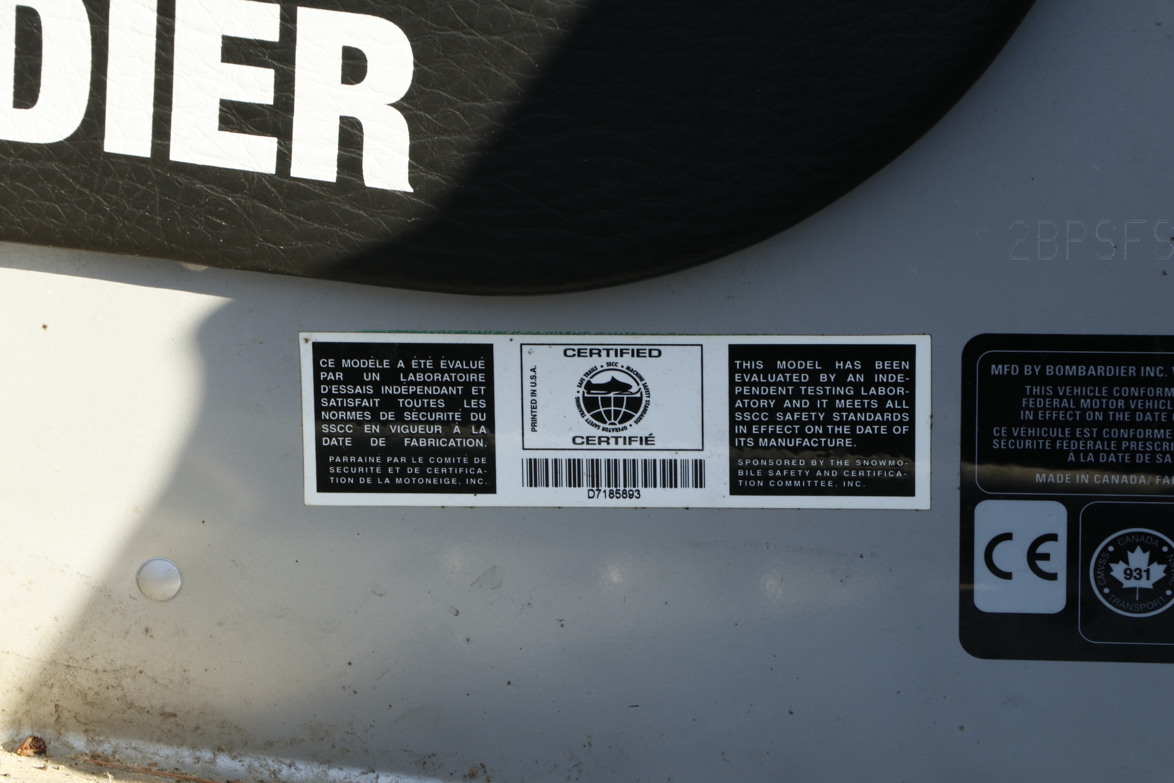 2004 Ski-Doo Legend Sport GT V1000 Snowmobile and Snowbear Utility Trailer