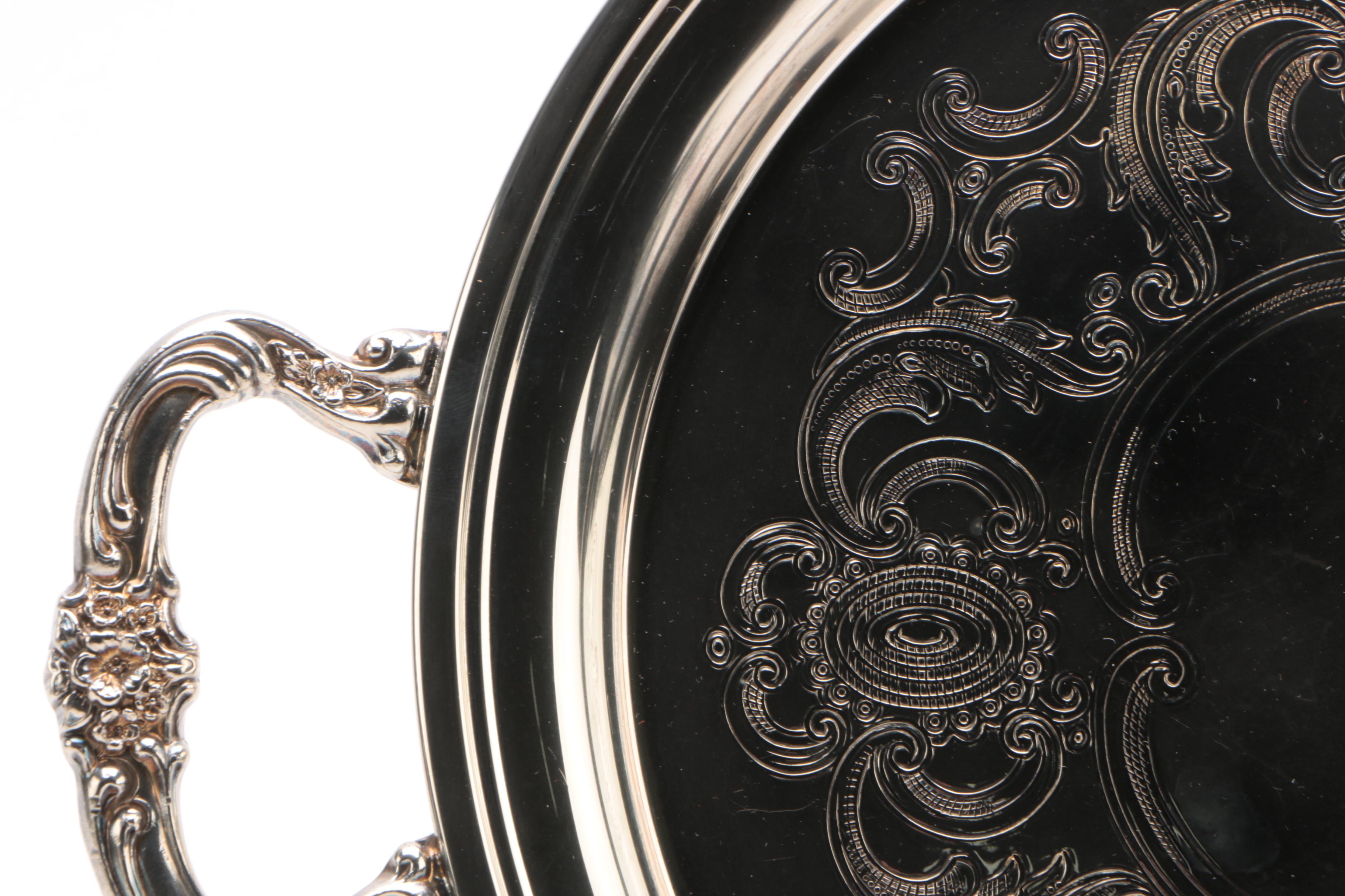 Silver-Plated Four-Piece Coffee Set