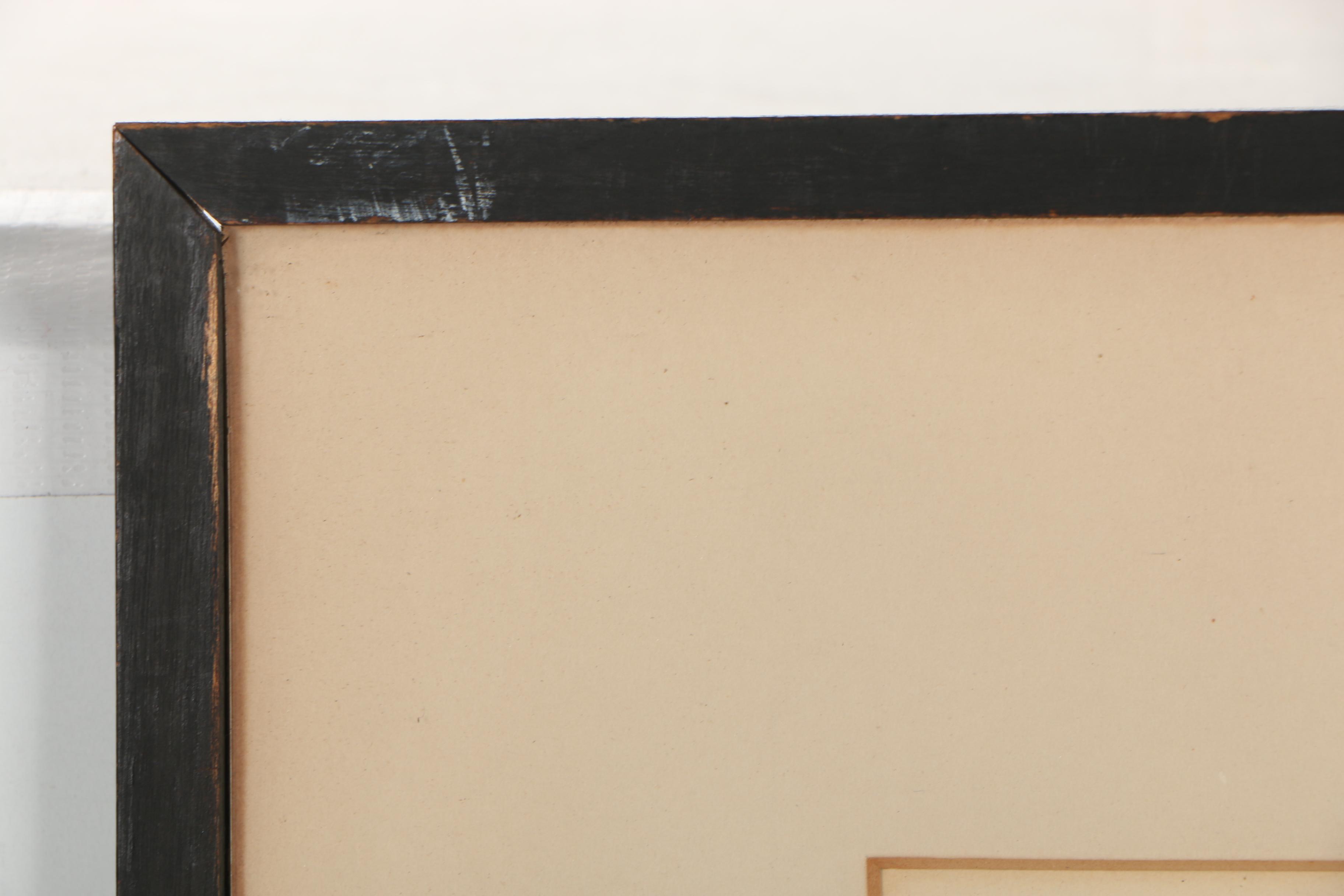 Elling William "Bill" Gollings 1928 Etching "Waiting"