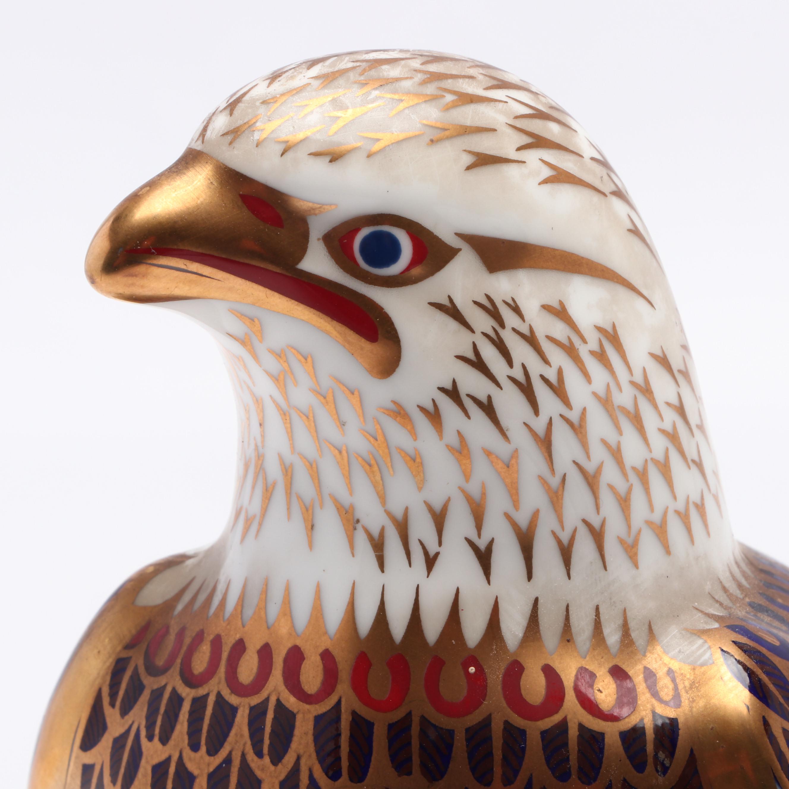 Vintage Royal Crown Derby Porcelain Eagle Figurine