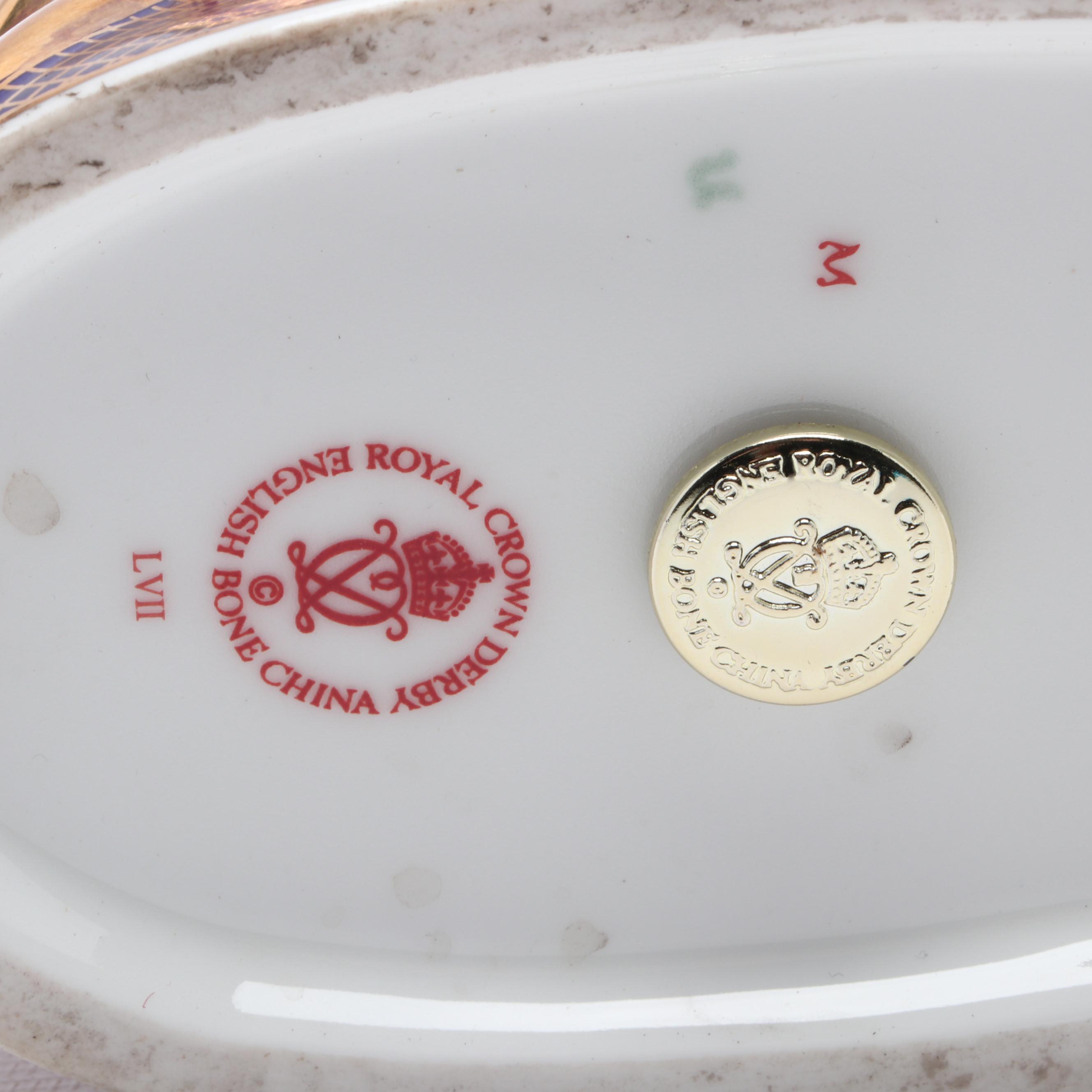 Vintage Royal Crown Derby Porcelain Eagle Figurine