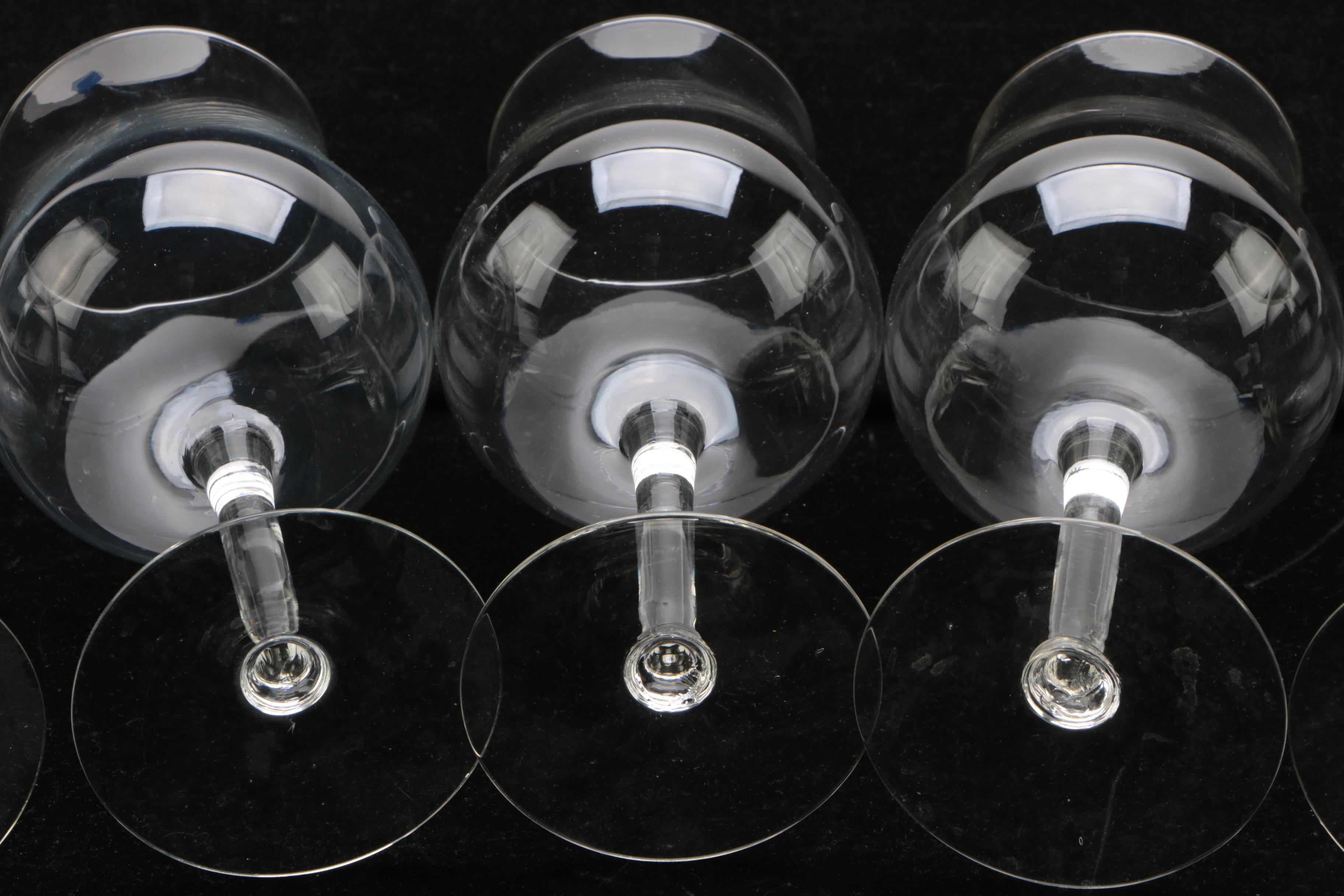 Handblown Pinot Noir Wine Glasses